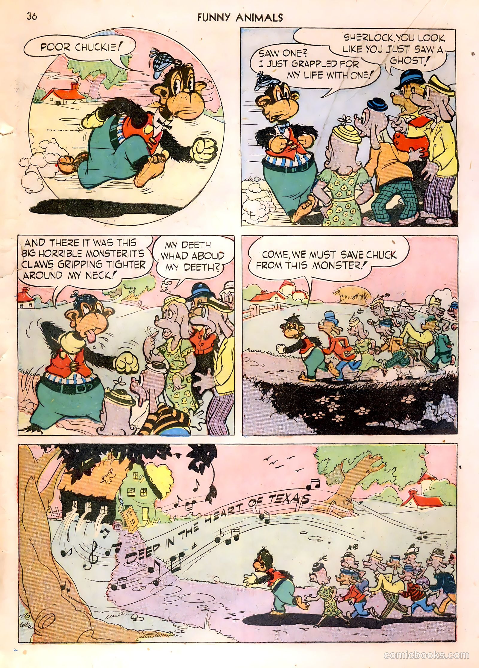 Fawcett's Funny Animals #1 — page 36 of 68