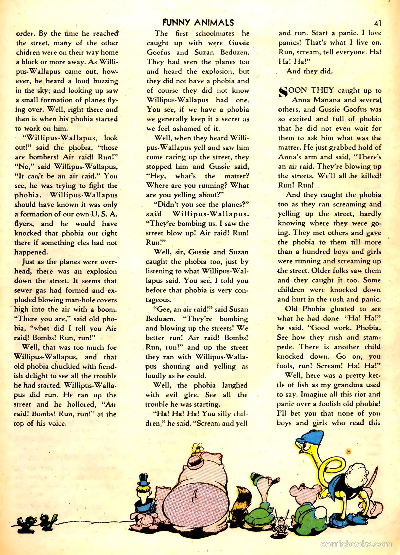 Fawcett's Funny Animals #1 — page 41 of 68