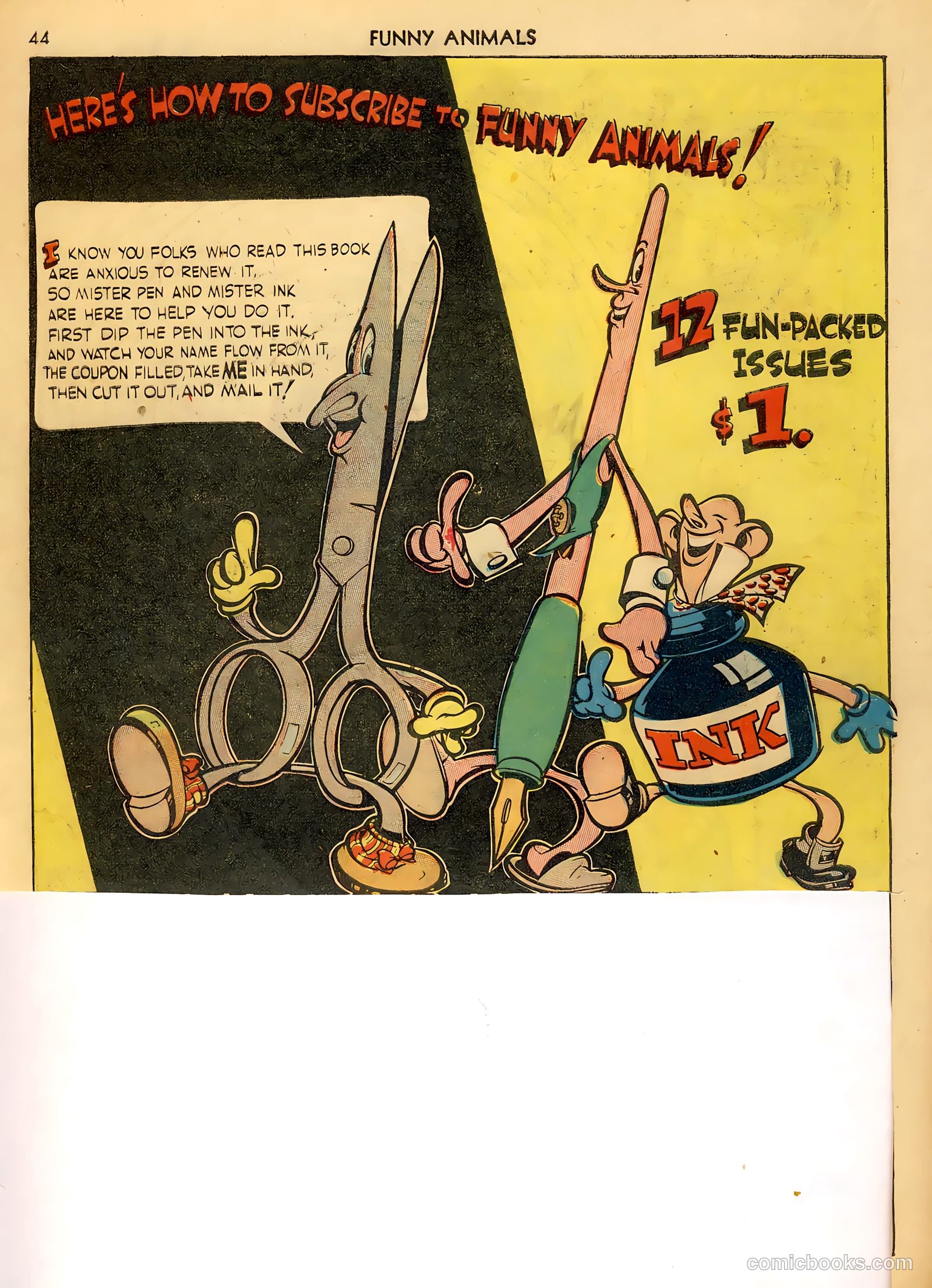 Fawcett's Funny Animals #1 — page 44 of 68