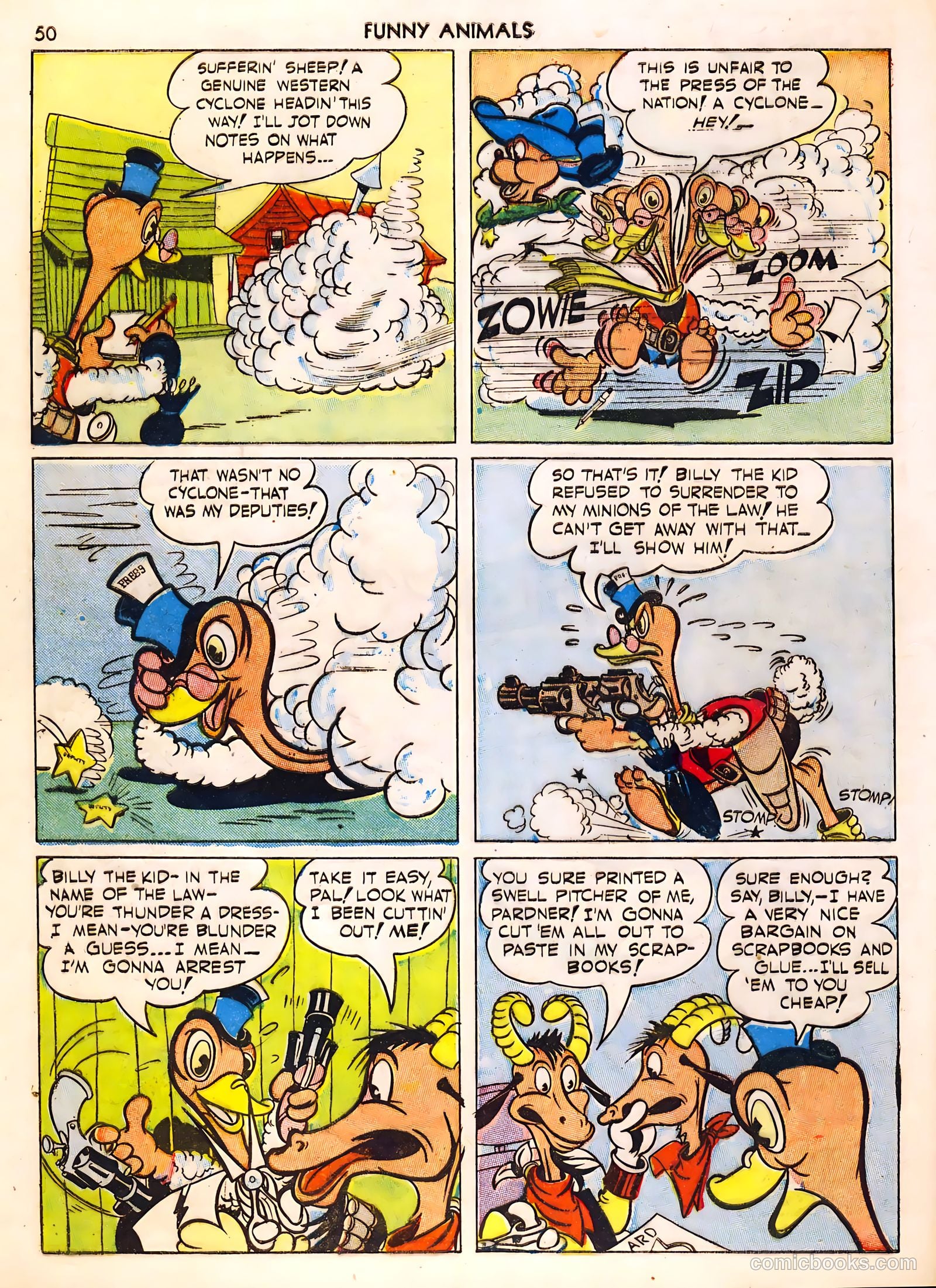 Fawcett's Funny Animals #1 — page 50 of 68