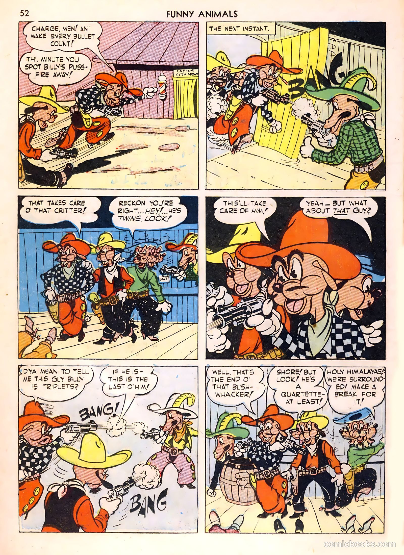 Fawcett's Funny Animals #1 — page 52 of 68
