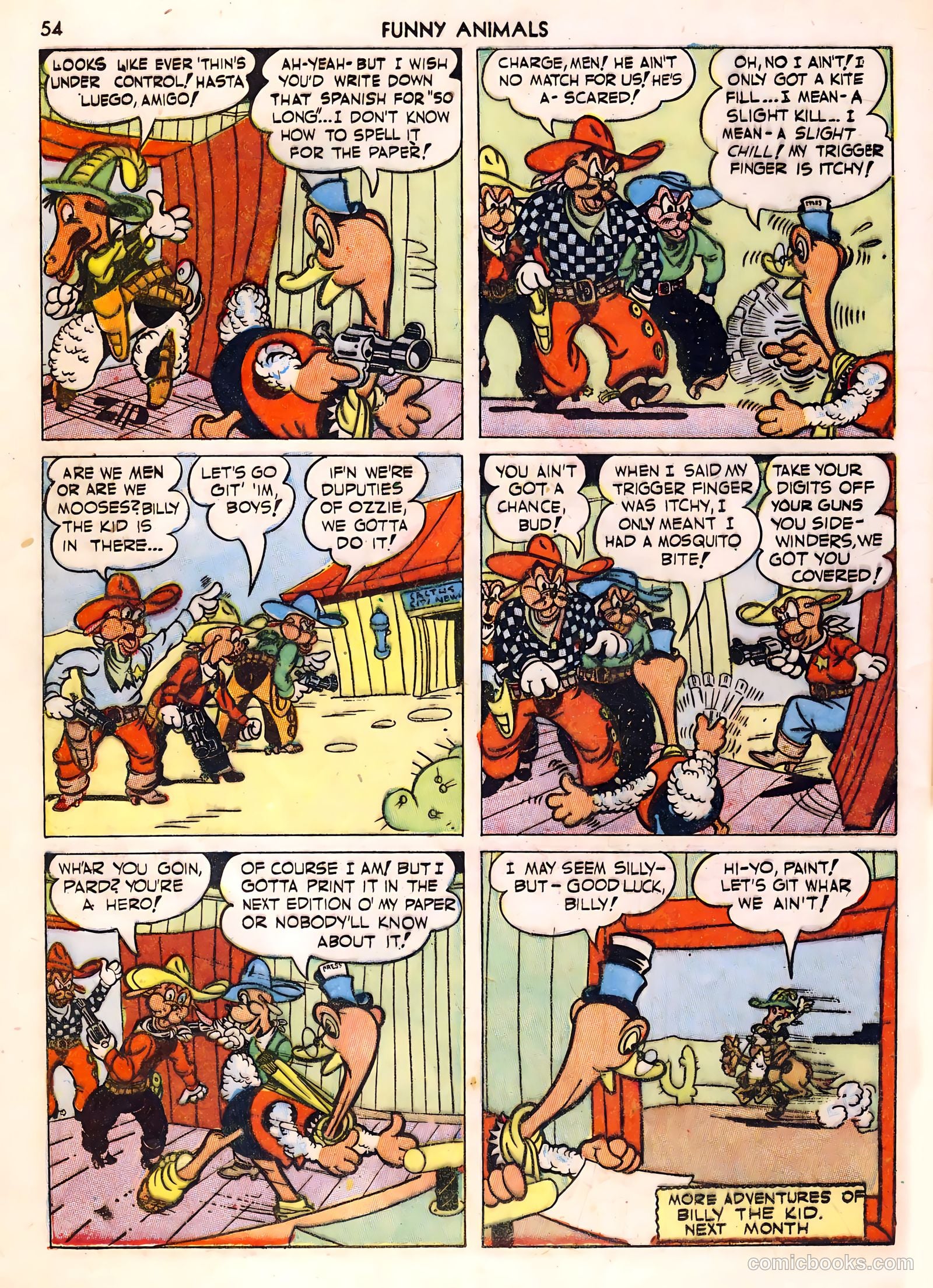 Fawcett's Funny Animals #1 — page 54 of 68