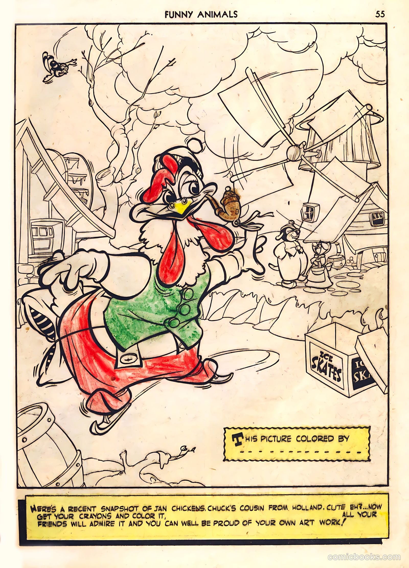 Fawcett's Funny Animals #1 — page 55 of 68