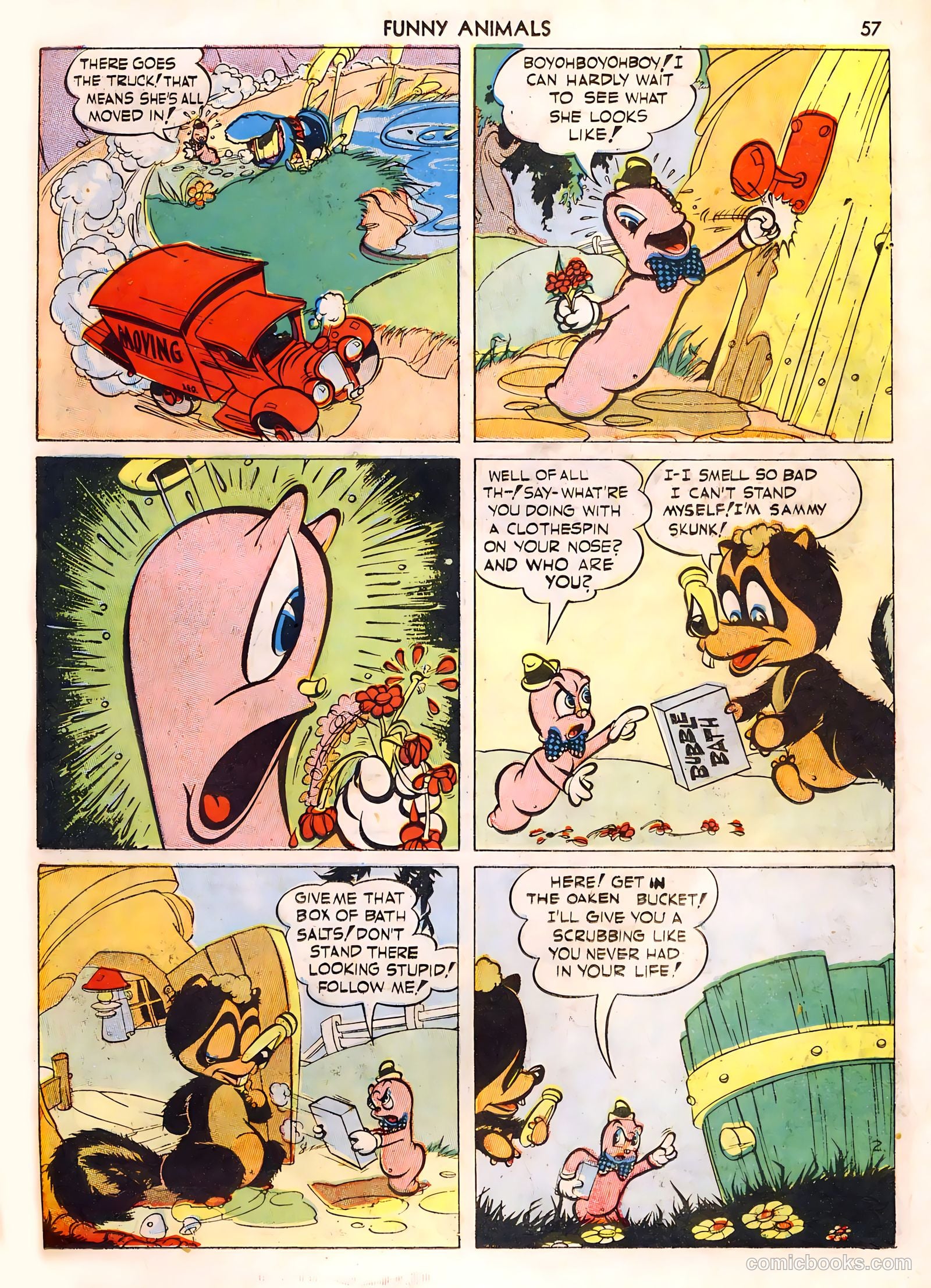 Fawcett's Funny Animals #1 — page 57 of 68
