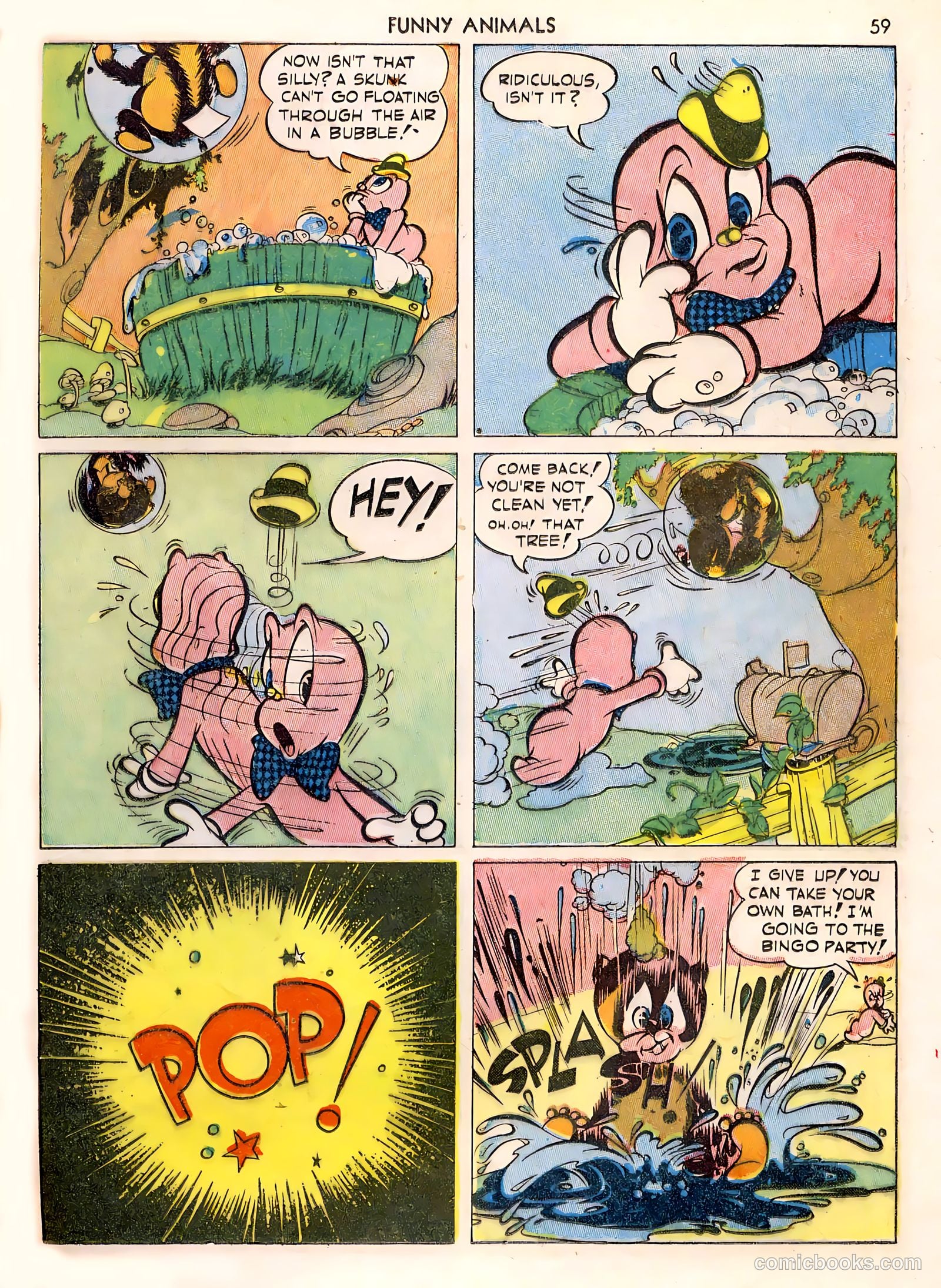 Fawcett's Funny Animals #1 — page 59 of 68