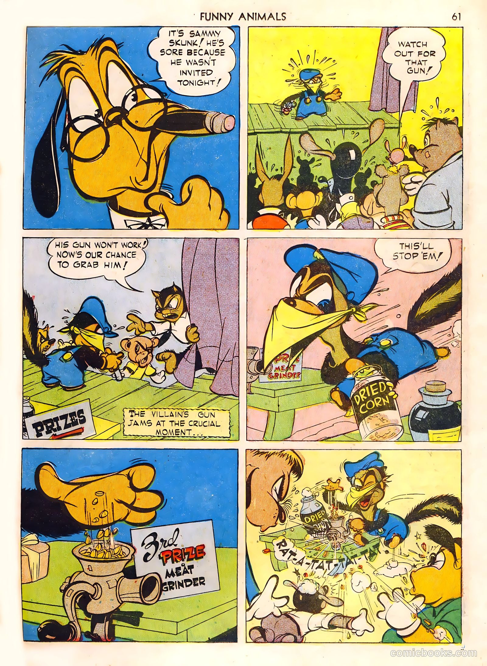 Fawcett's Funny Animals #1 — page 61 of 68