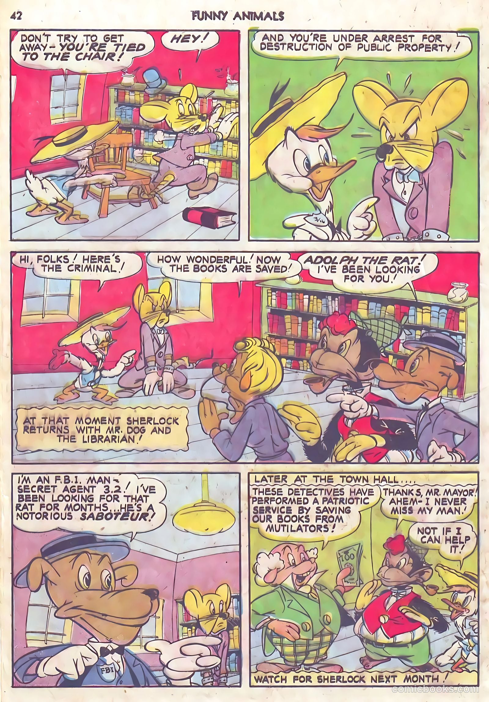 Fawcett's Funny Animals #10 — page 42 of 68