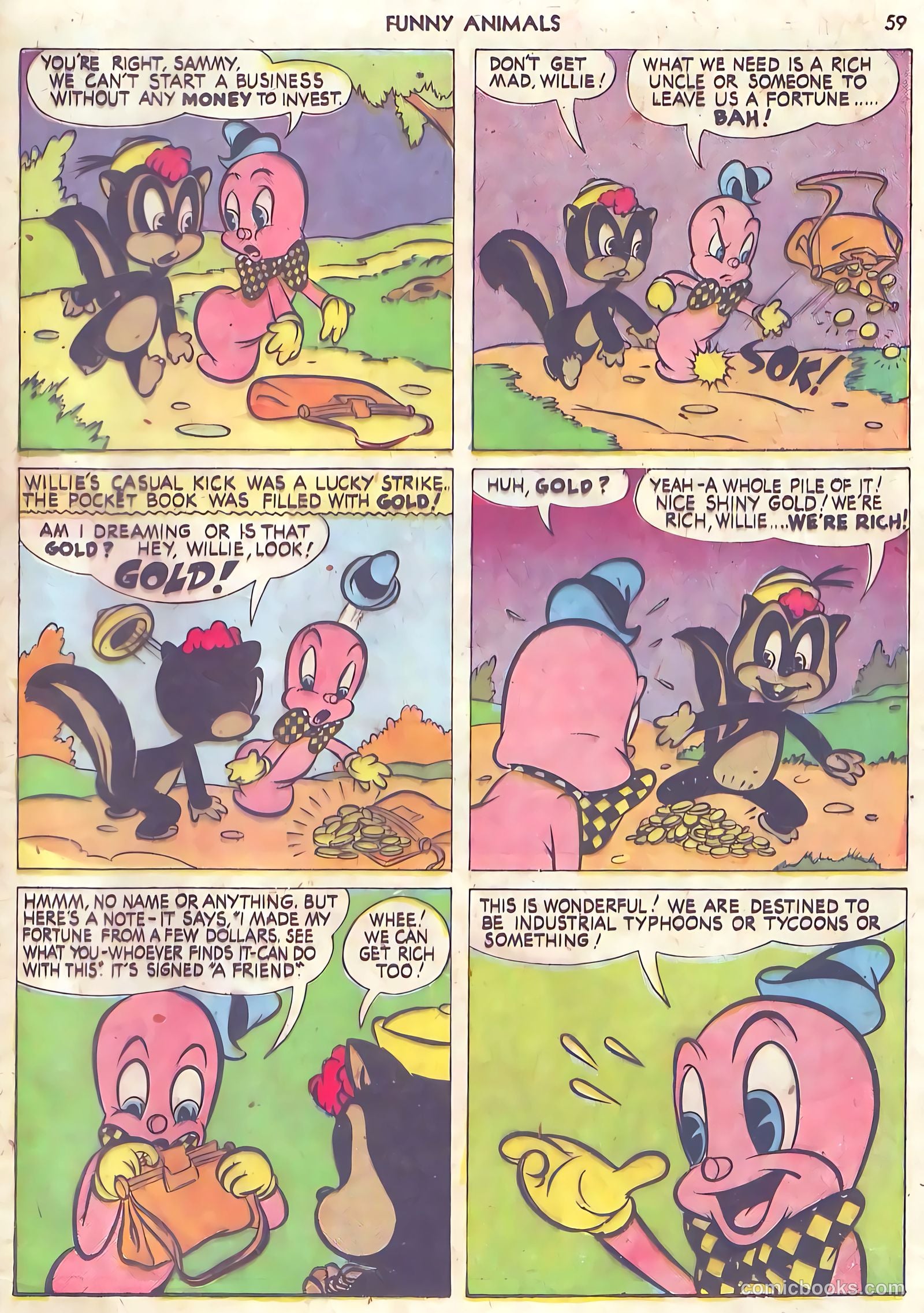 Fawcett's Funny Animals #10 — page 59 of 68