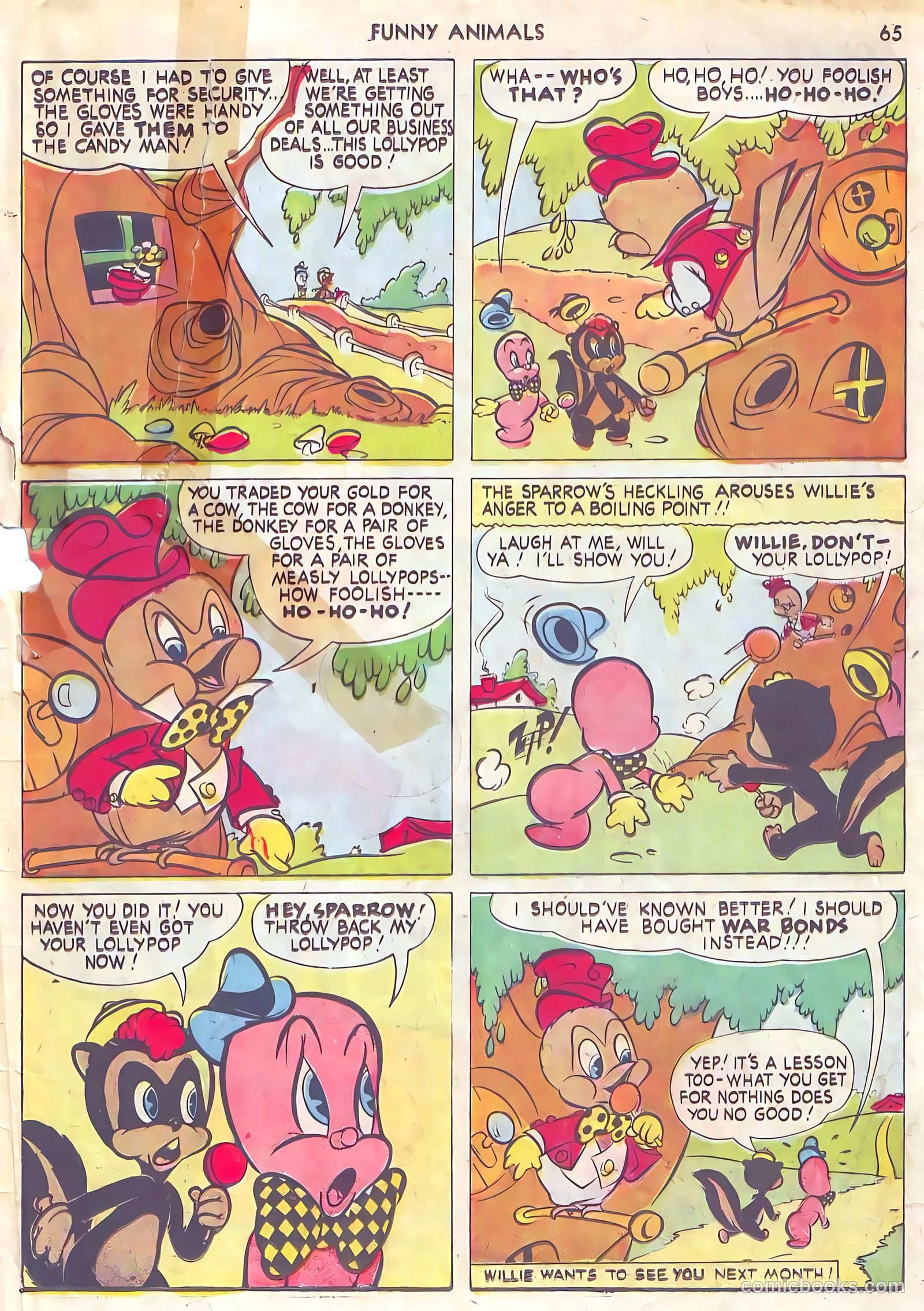 Fawcett's Funny Animals #10 — page 65 of 68