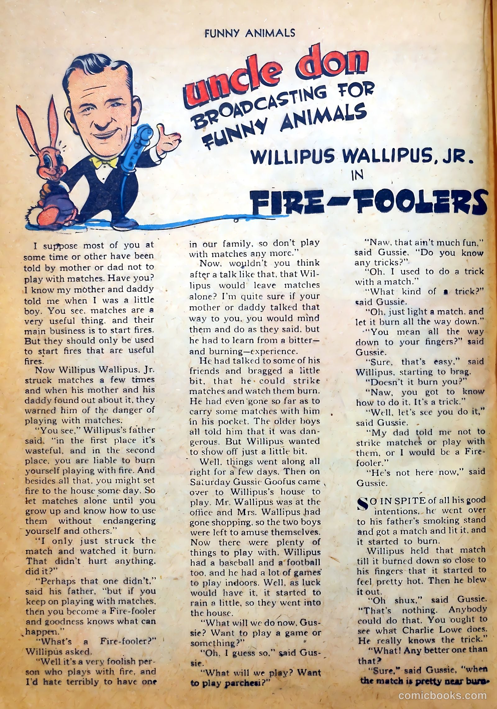 Fawcett's Funny Animals #11 — page 38 of 60