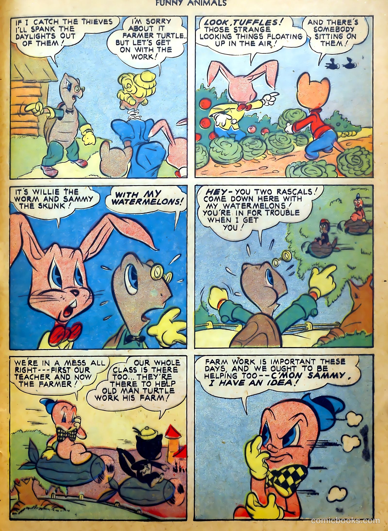 Fawcett's Funny Animals #11 — page 55 of 60