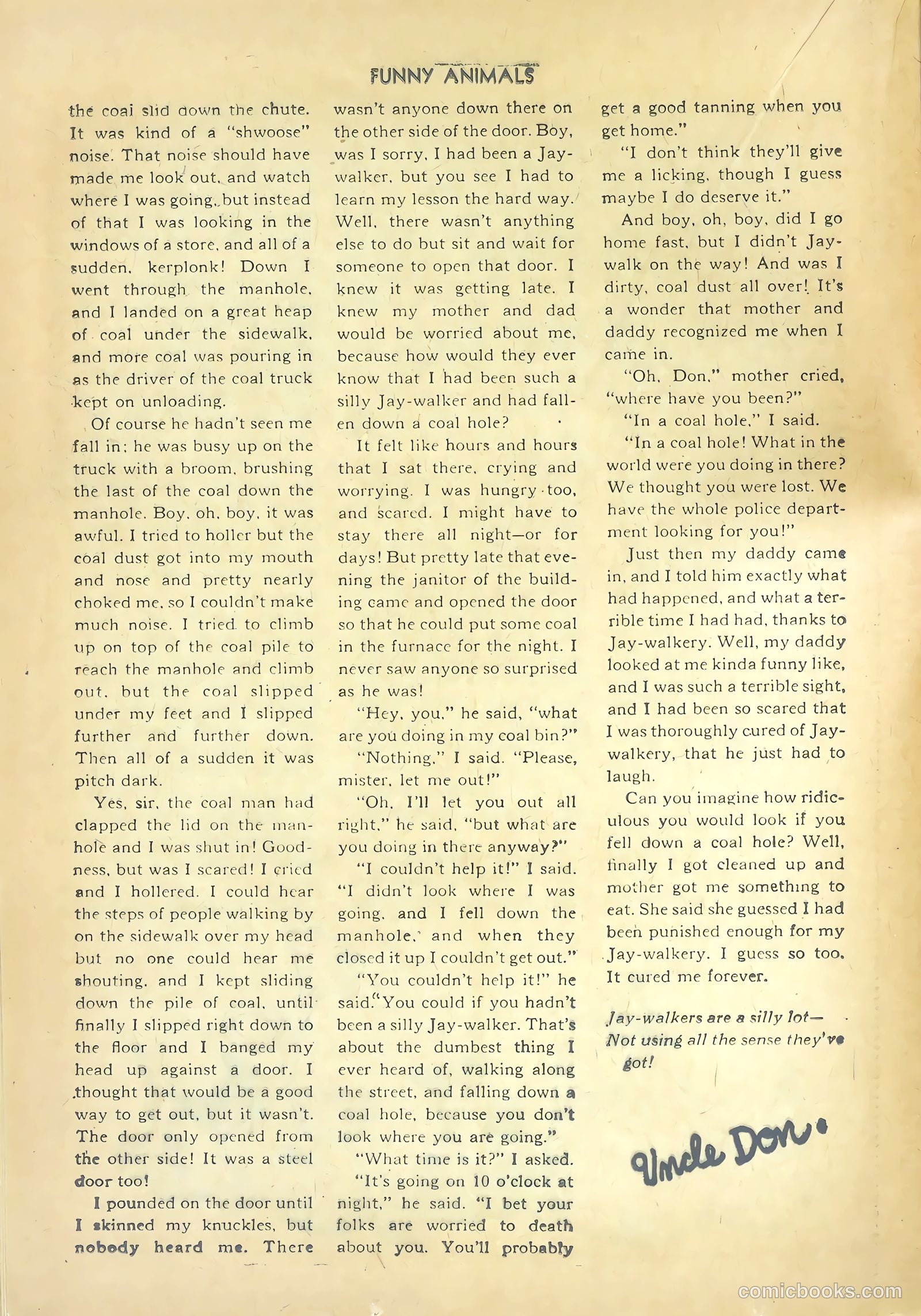 Fawcett's Funny Animals #12 — page 30 of 60