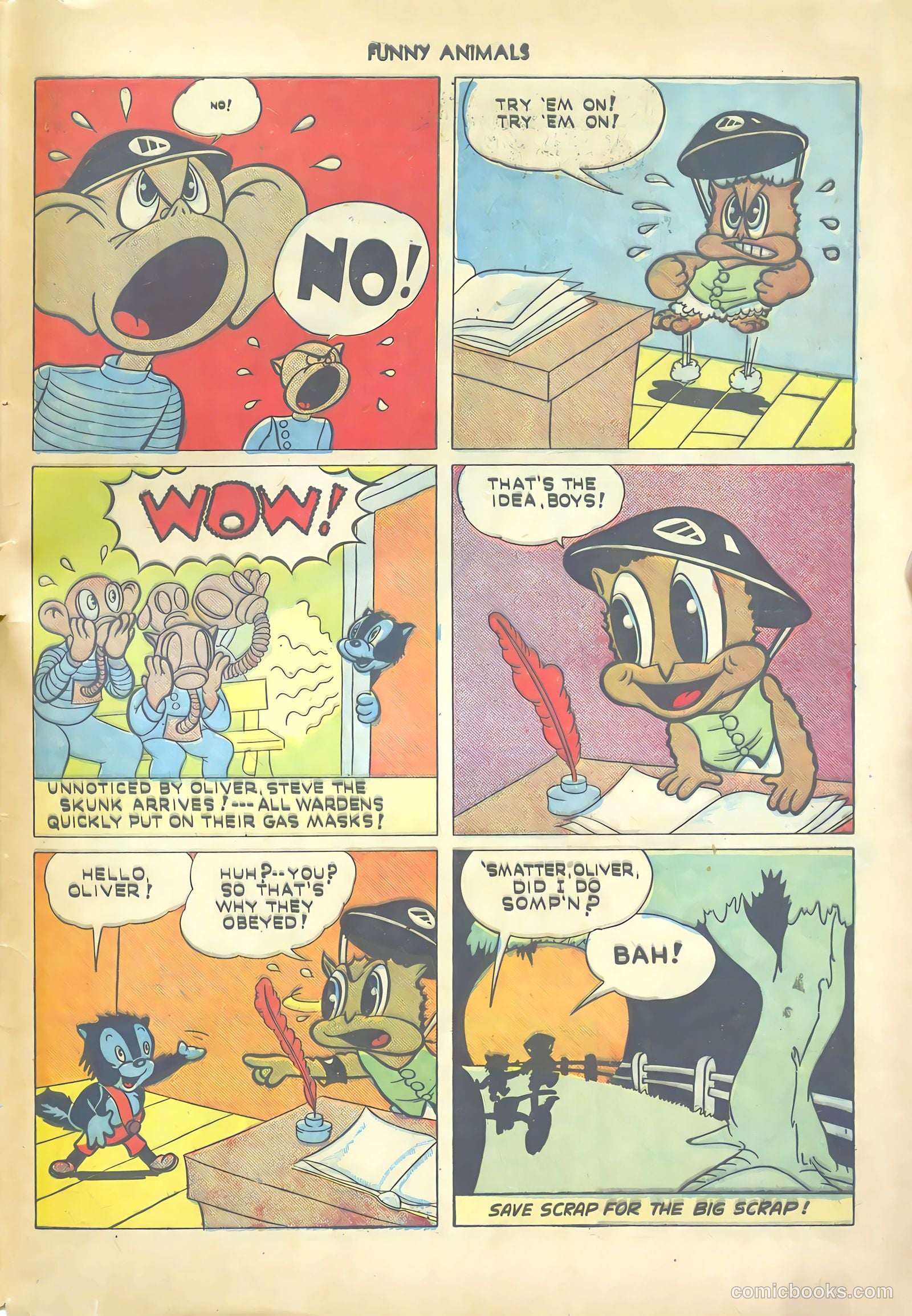 Fawcett's Funny Animals #12 — page 57 of 60
