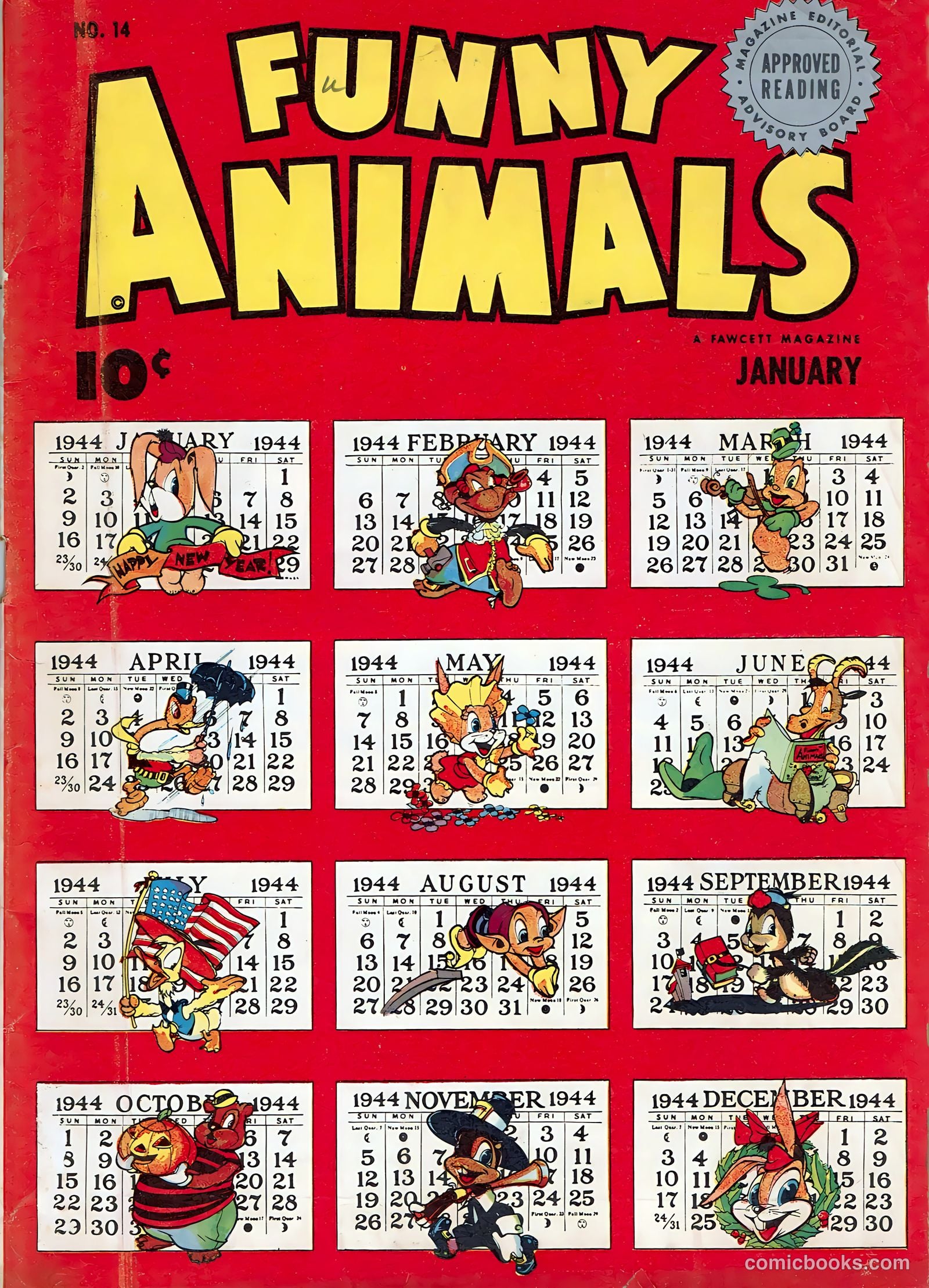 Fawcett's Funny Animals #14 — page 1 of 60