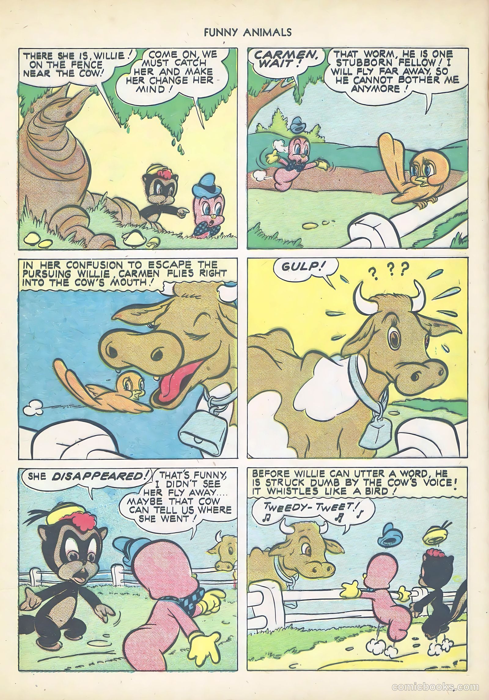 Fawcett's Funny Animals #14 — page 54 of 60