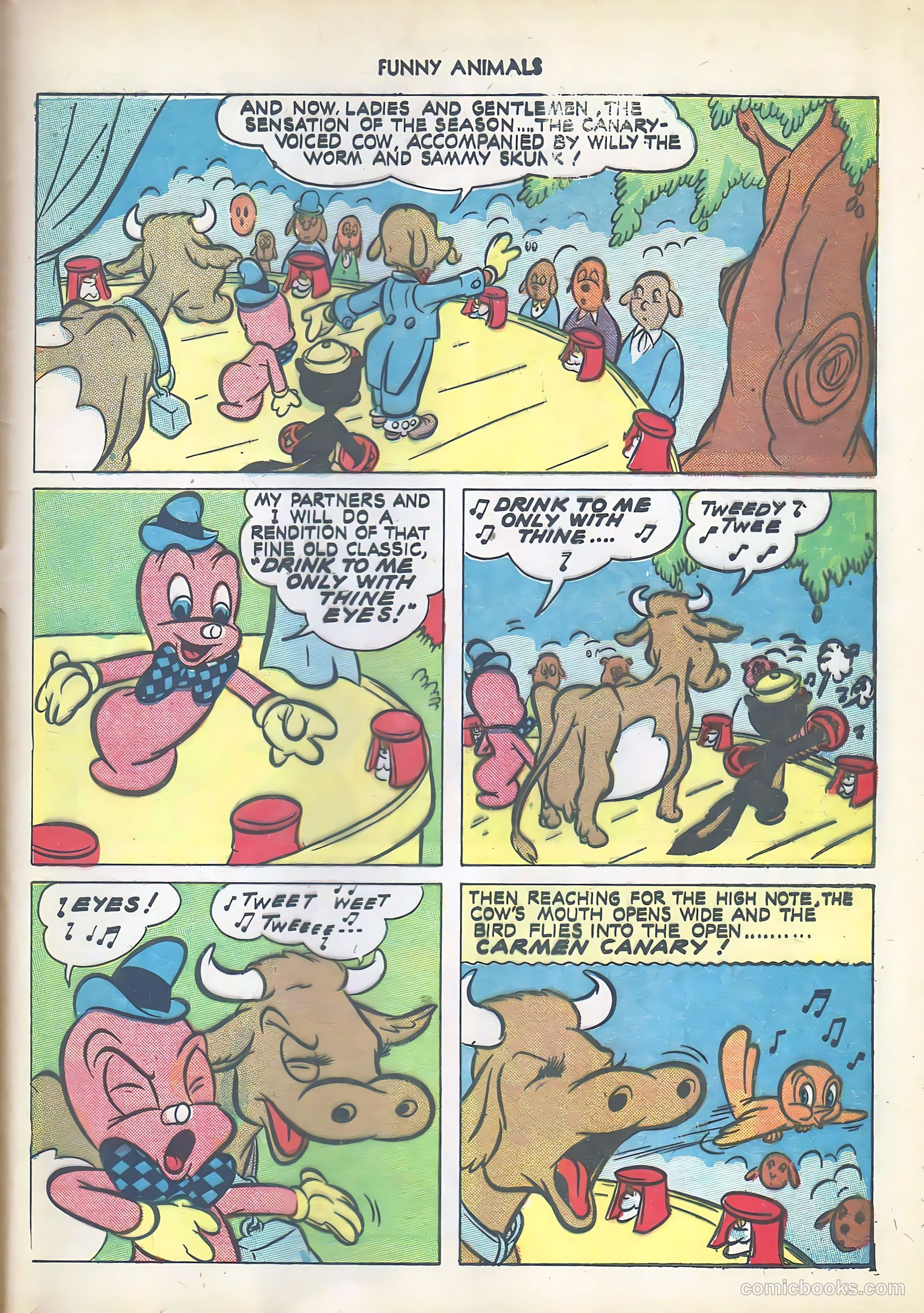 Fawcett's Funny Animals #14 — page 57 of 60