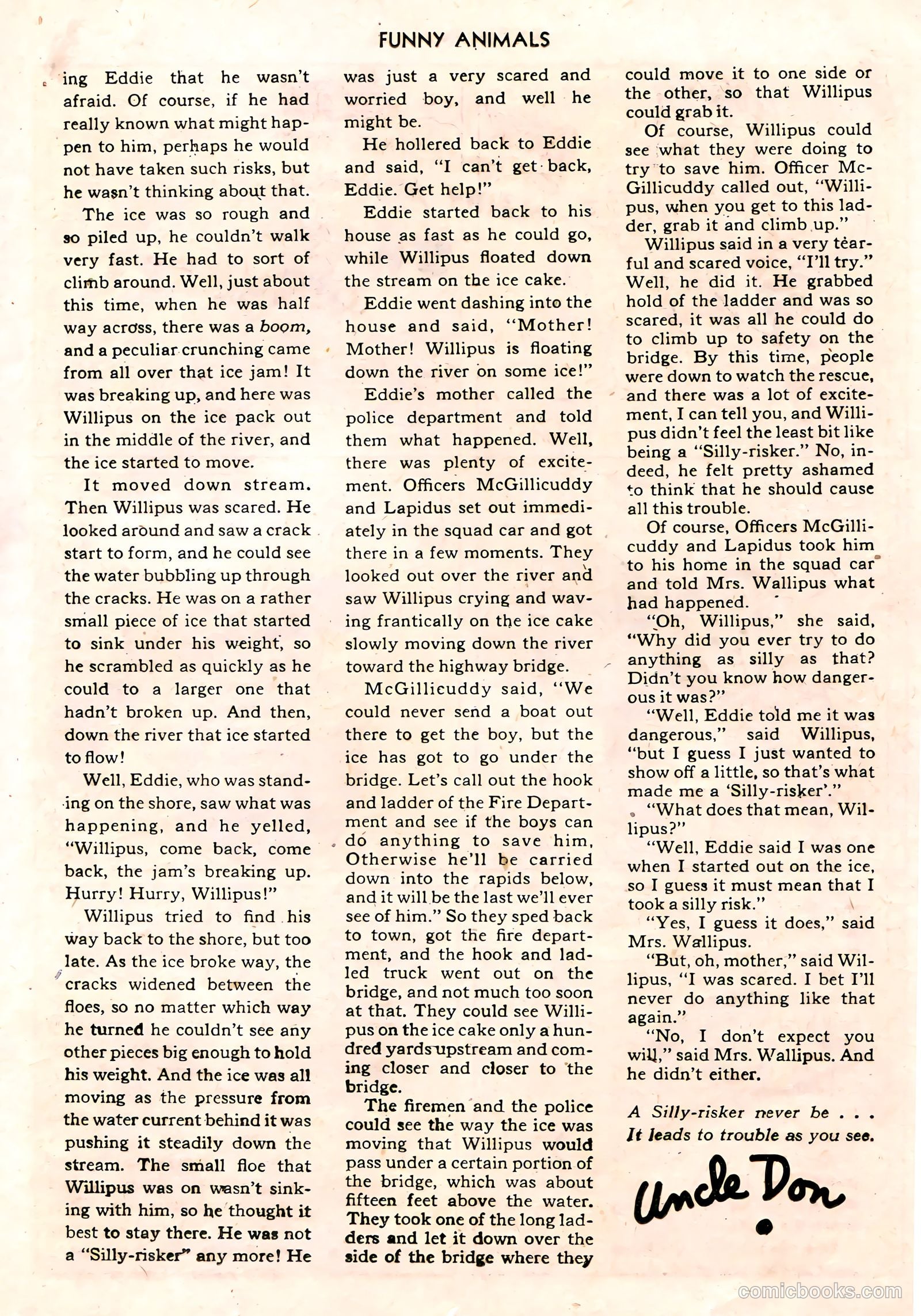 Fawcett's Funny Animals #15 — page 21 of 52