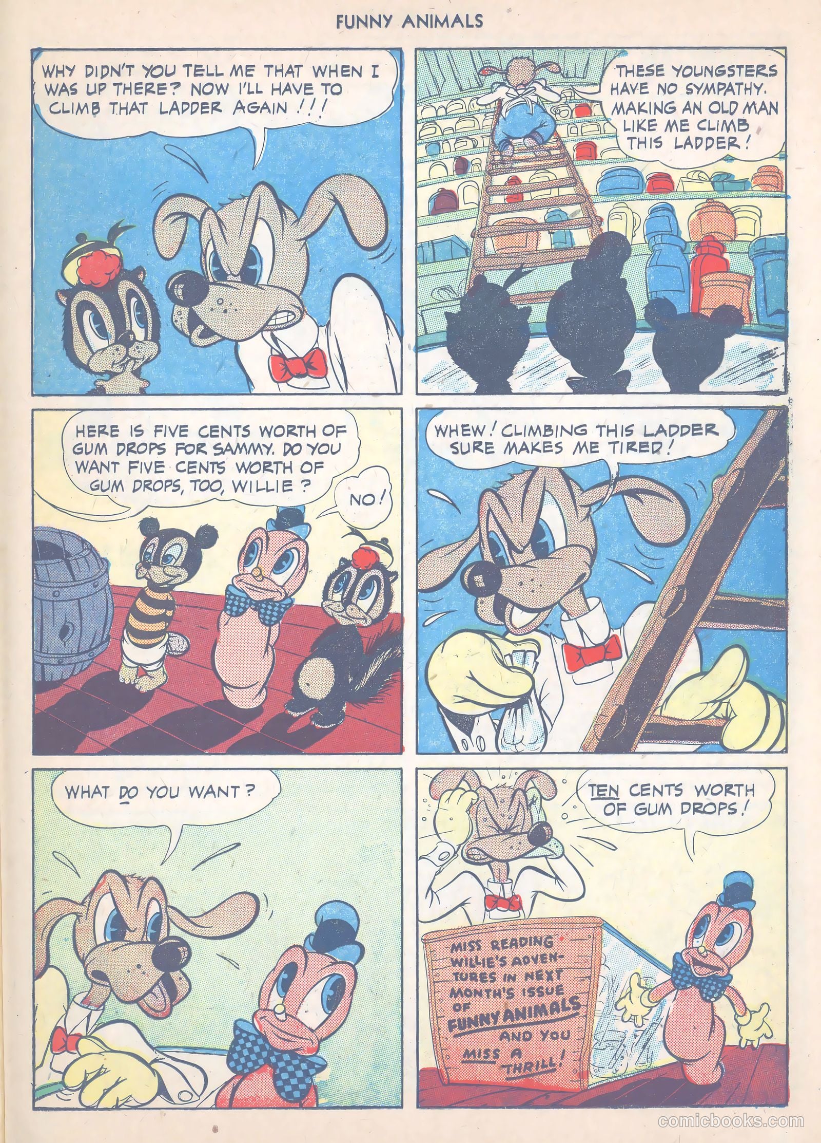 Fawcett's Funny Animals #16 — page 33 of 52