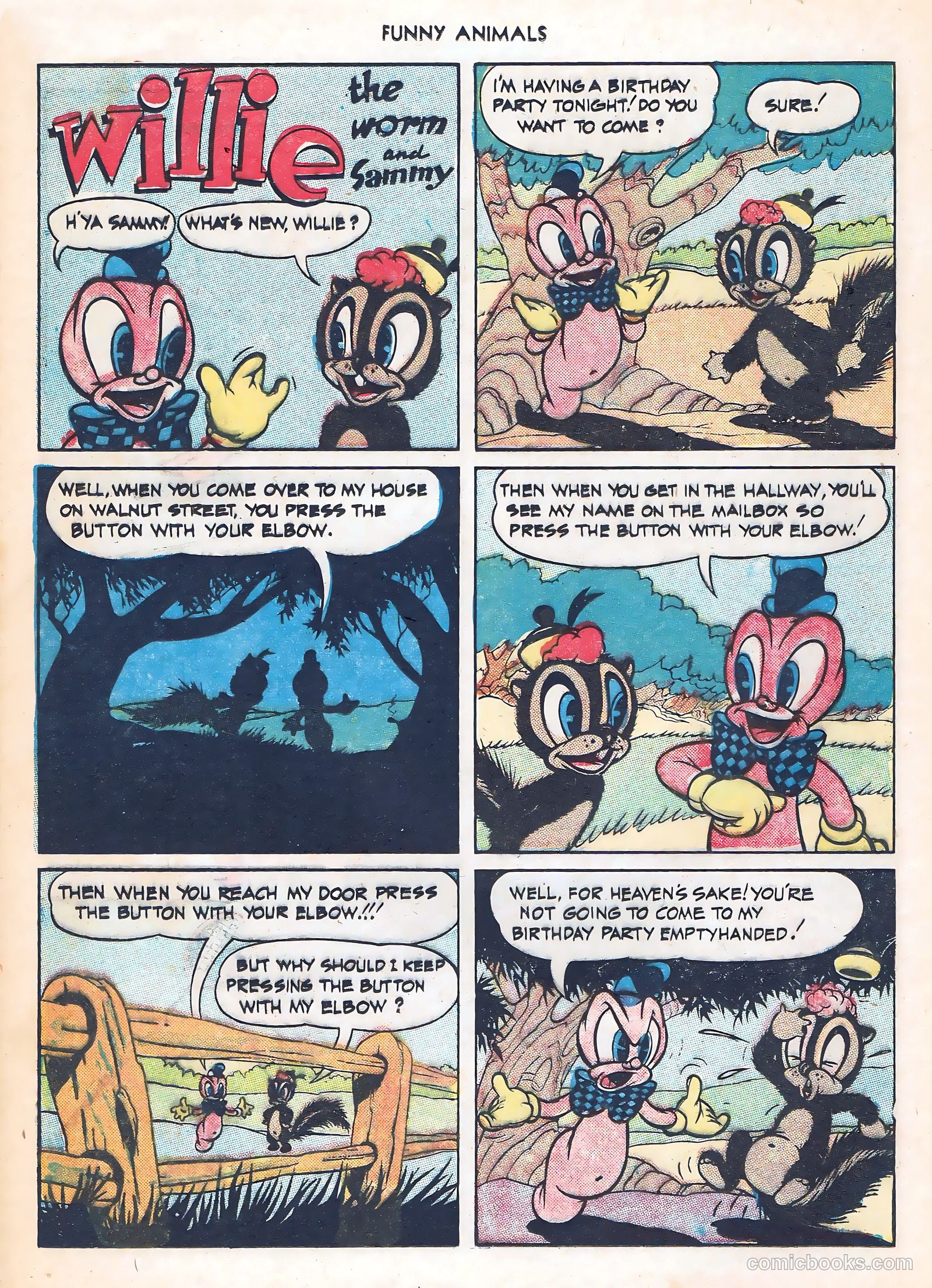 Fawcett's Funny Animals #17 — page 36 of 52