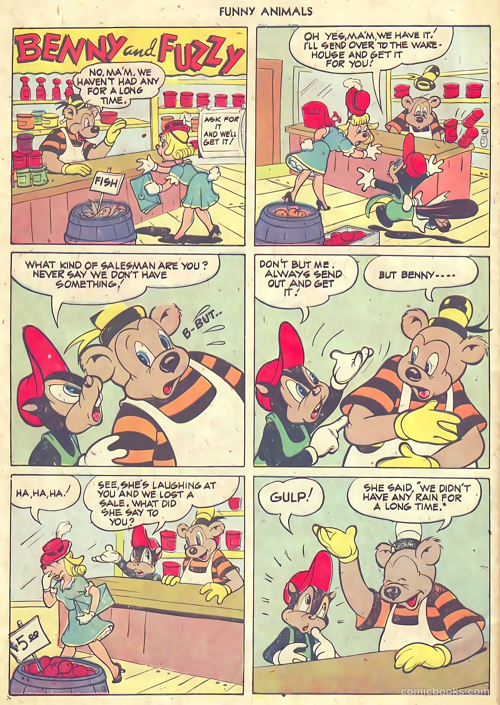 Fawcett's Funny Animals #18 — page 42 of 52