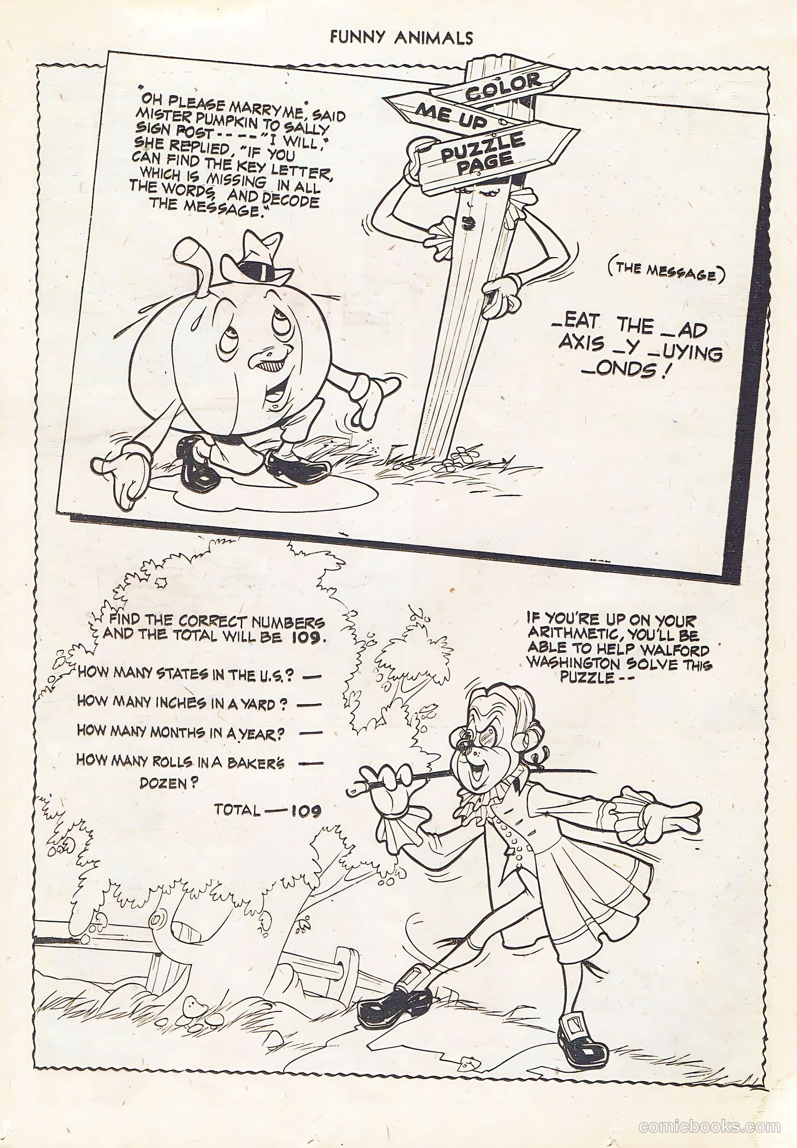 Fawcett's Funny Animals #19 — page 30 of 44