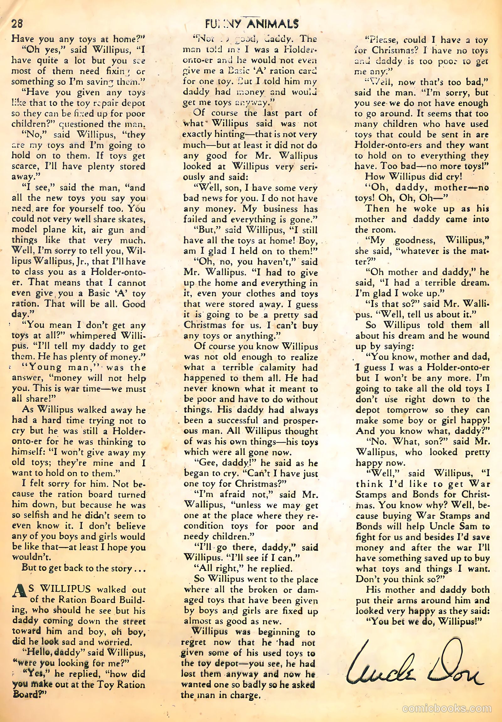 Fawcett's Funny Animals #2 — page 28 of 68