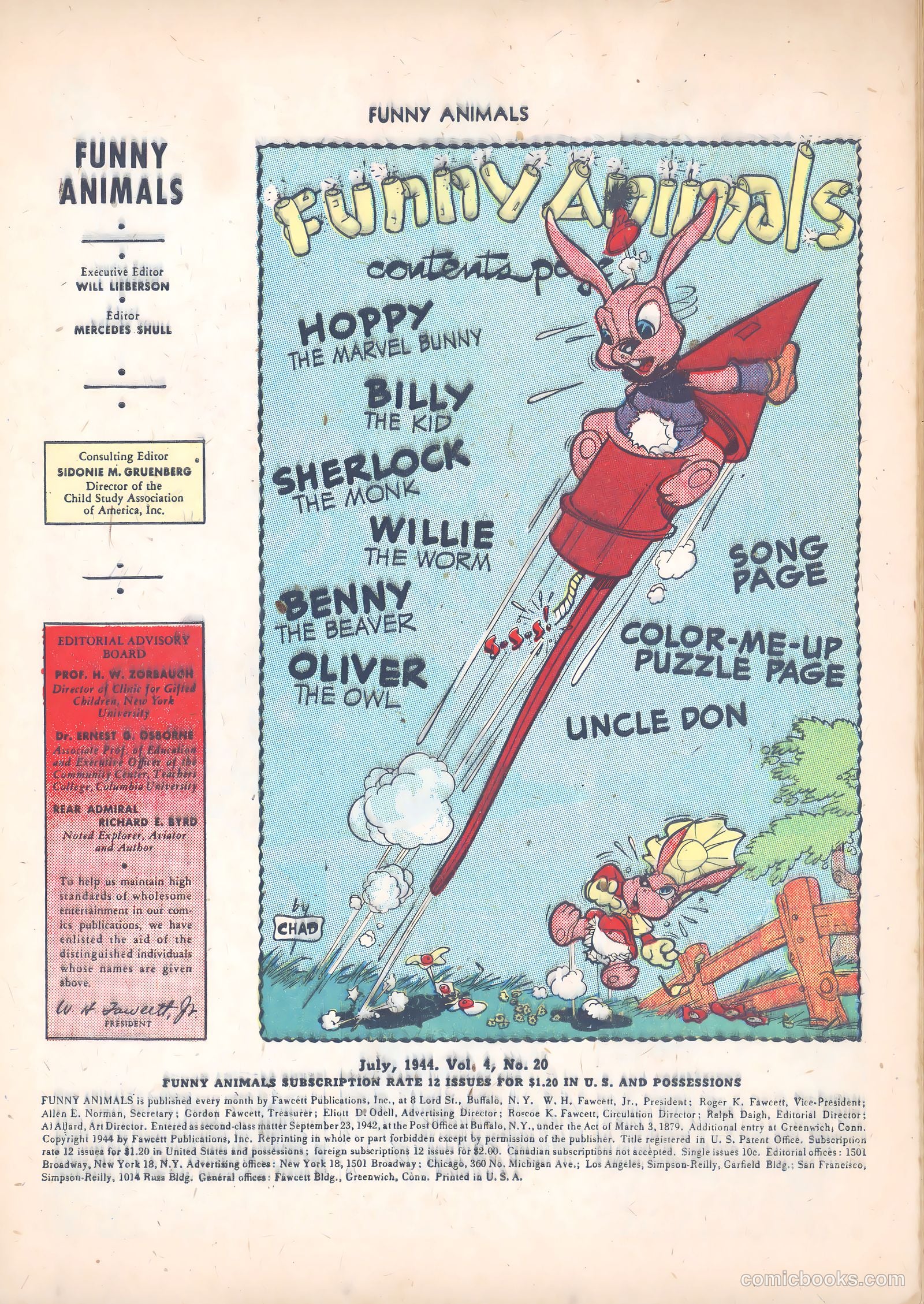 Fawcett's Funny Animals #20 — page 3 of 44