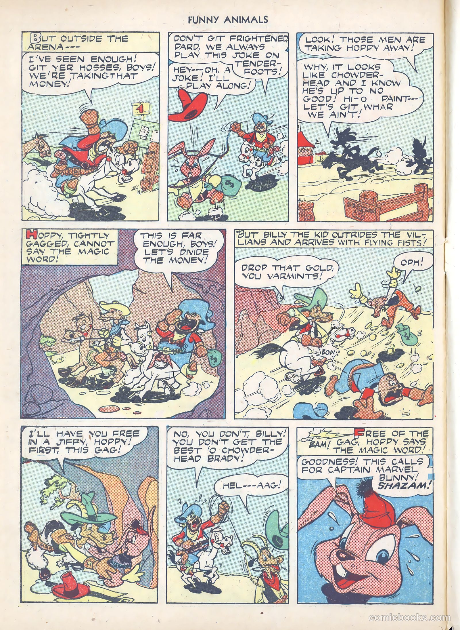 Fawcett's Funny Animals #20 — page 38 of 44