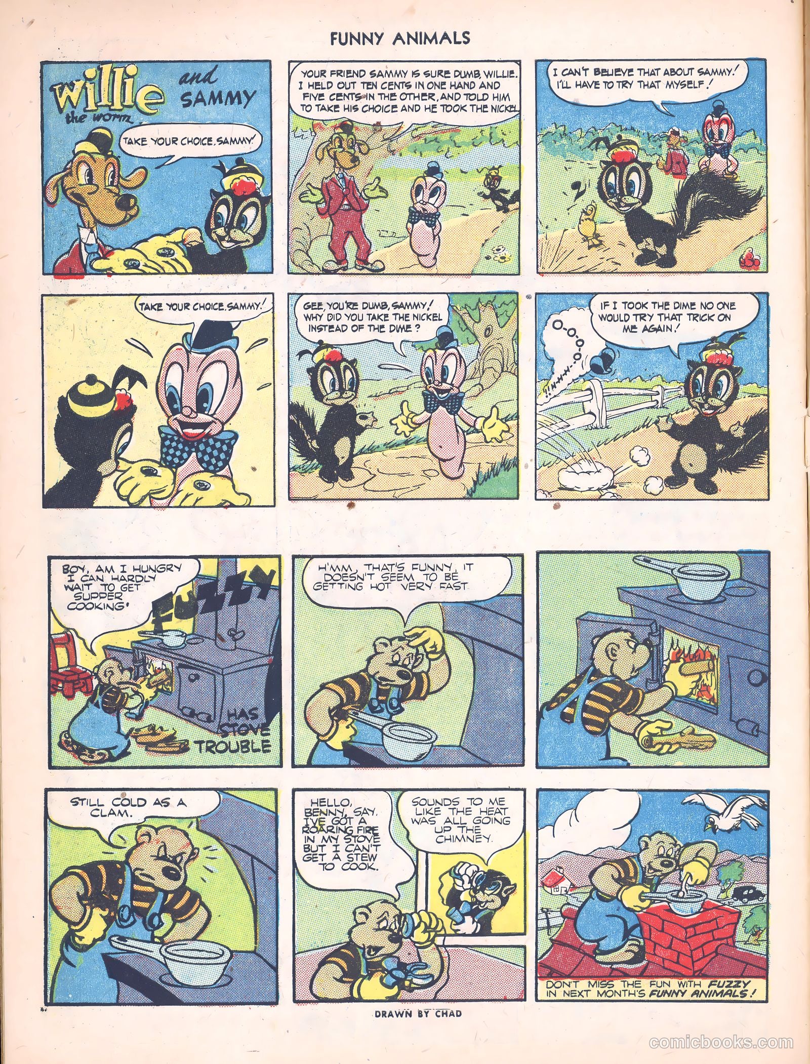 Fawcett's Funny Animals #20 — page 40 of 44