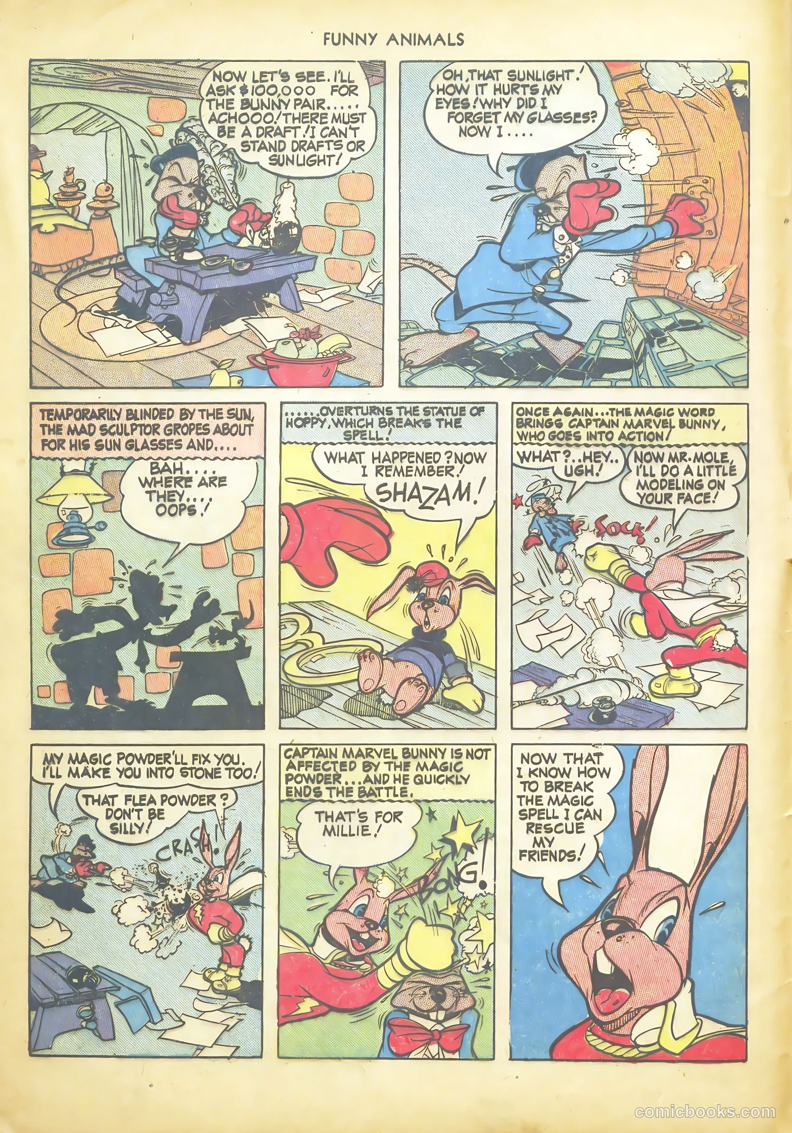 Fawcett's Funny Animals #21 — page 8 of 44