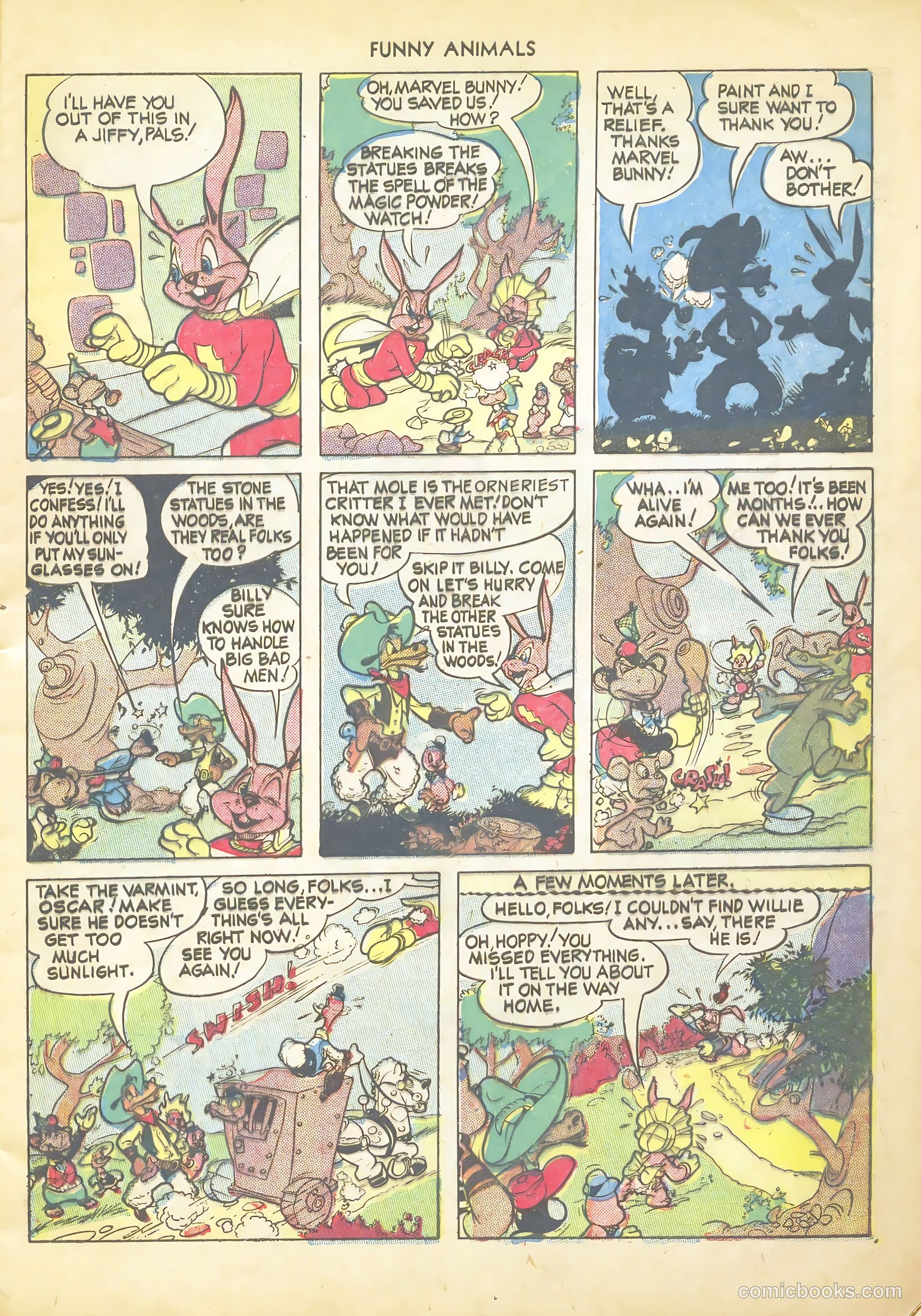 Fawcett's Funny Animals #21 — page 9 of 44