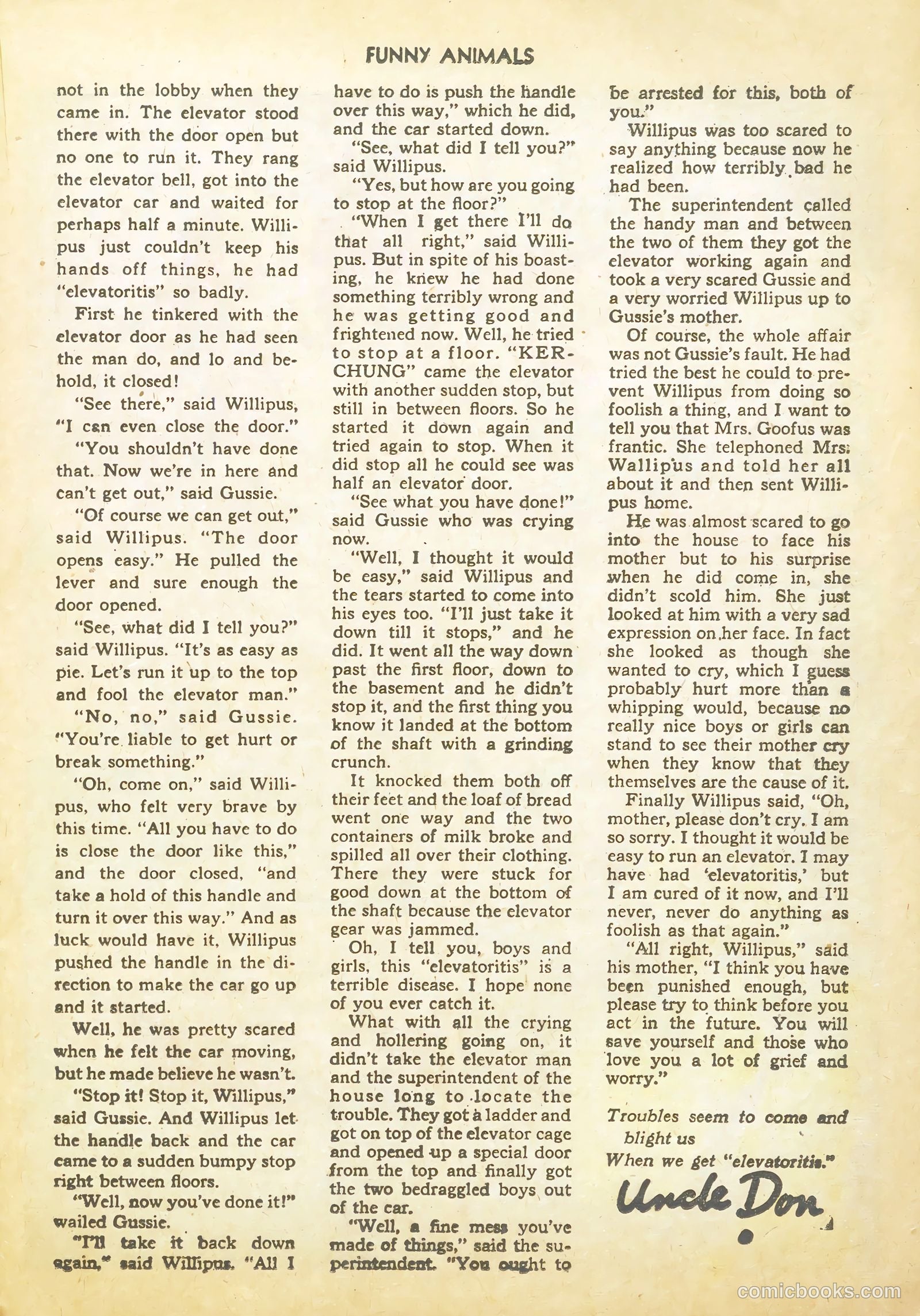 Fawcett's Funny Animals #21 — page 25 of 44
