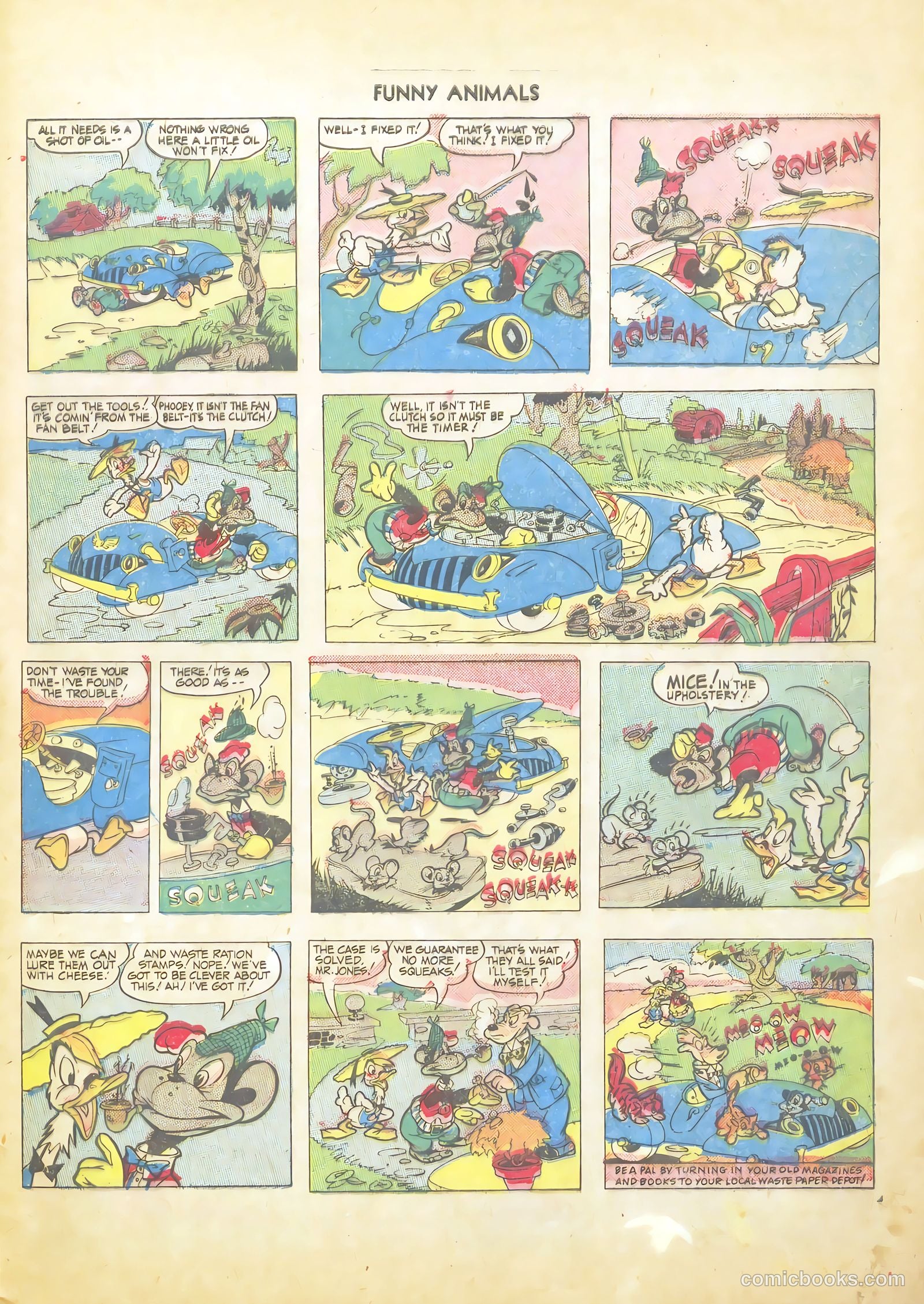 Fawcett's Funny Animals #21 — page 33 of 44