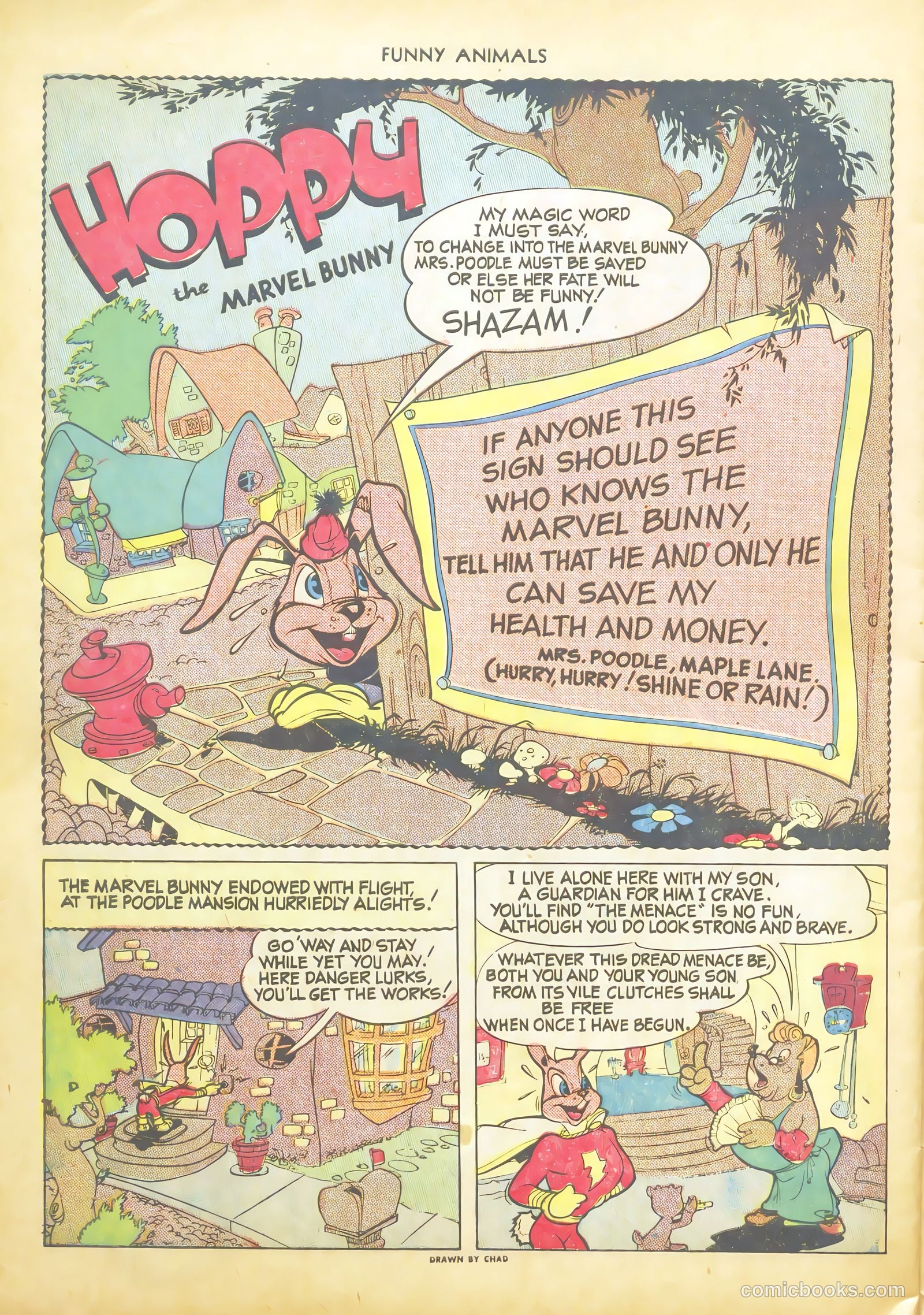 Fawcett's Funny Animals #21 — page 38 of 44