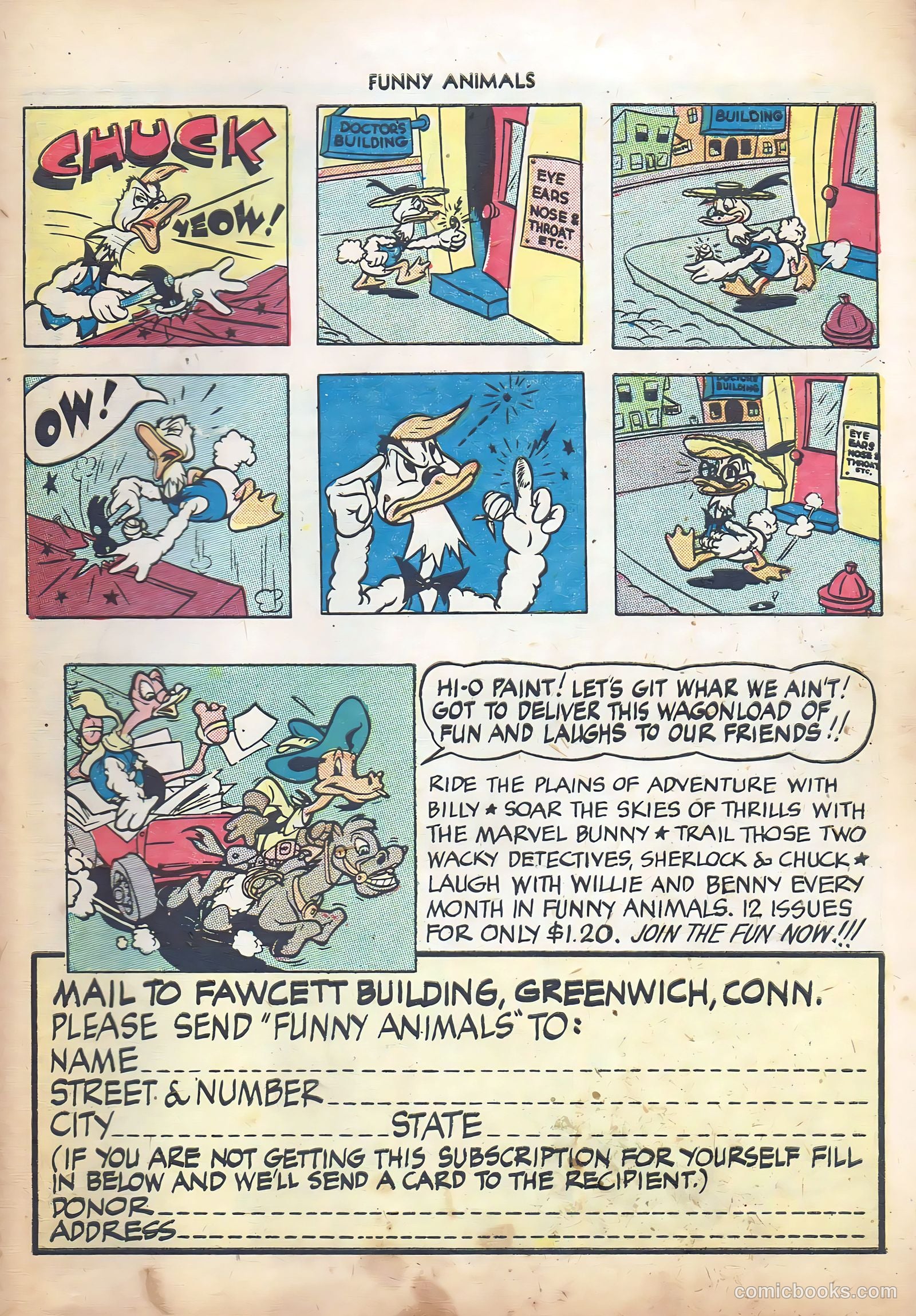 Fawcett's Funny Animals #22 — page 35 of 44