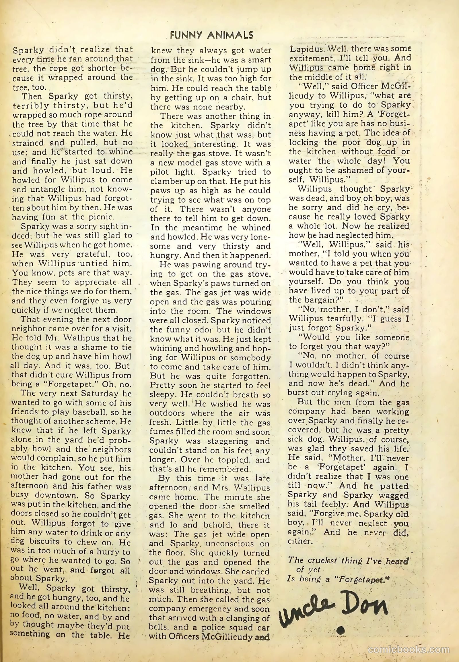 Fawcett's Funny Animals #26 — page 24 of 38