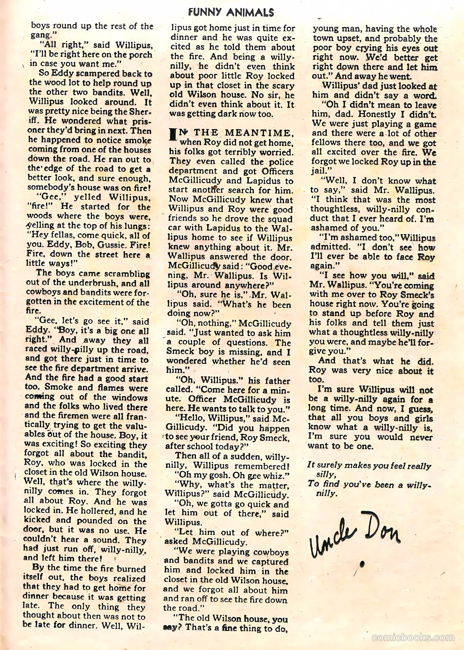 Fawcett's Funny Animals #28 — page 25 of 36