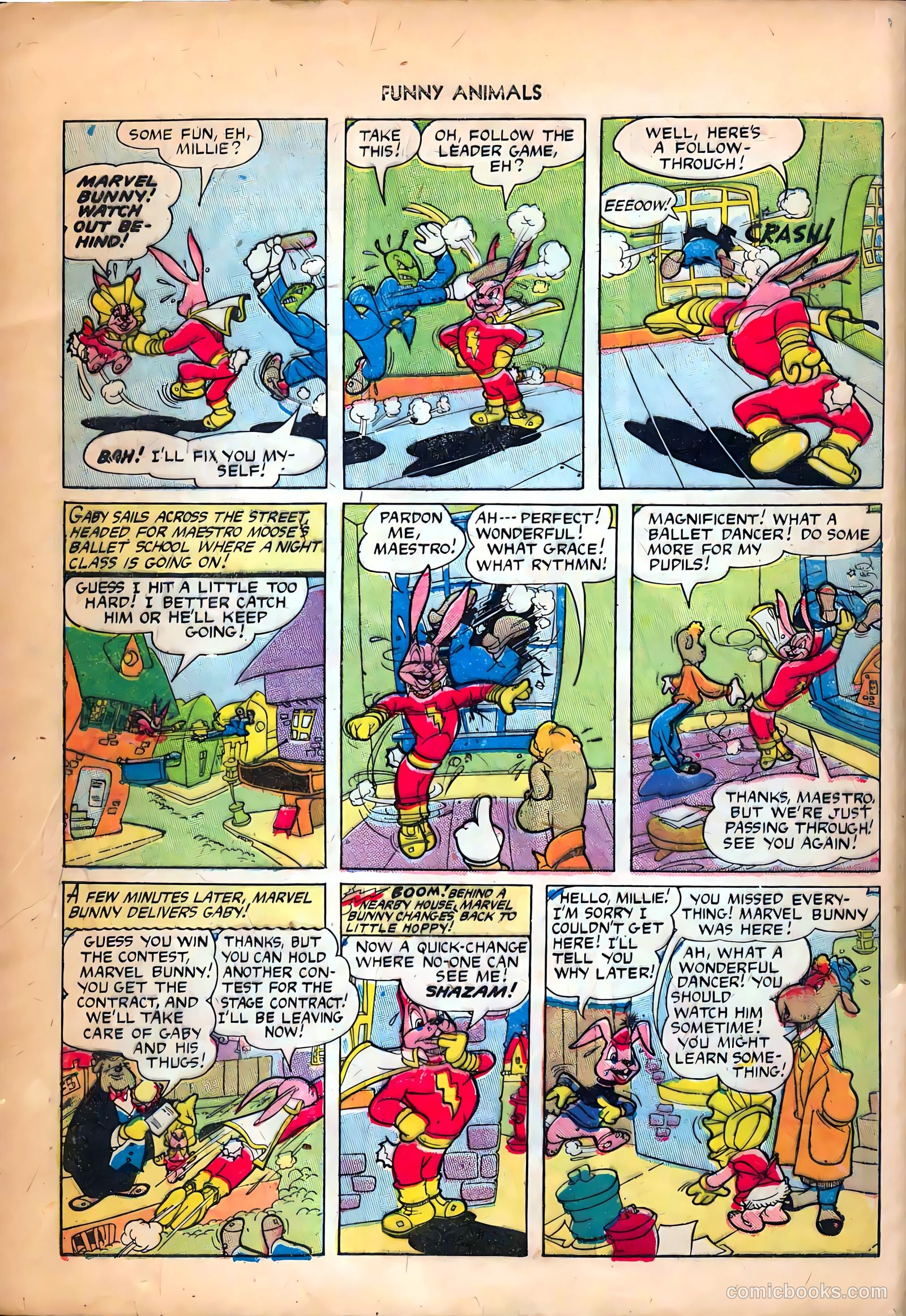 Fawcett's Funny Animals #29 — page 8 of 36