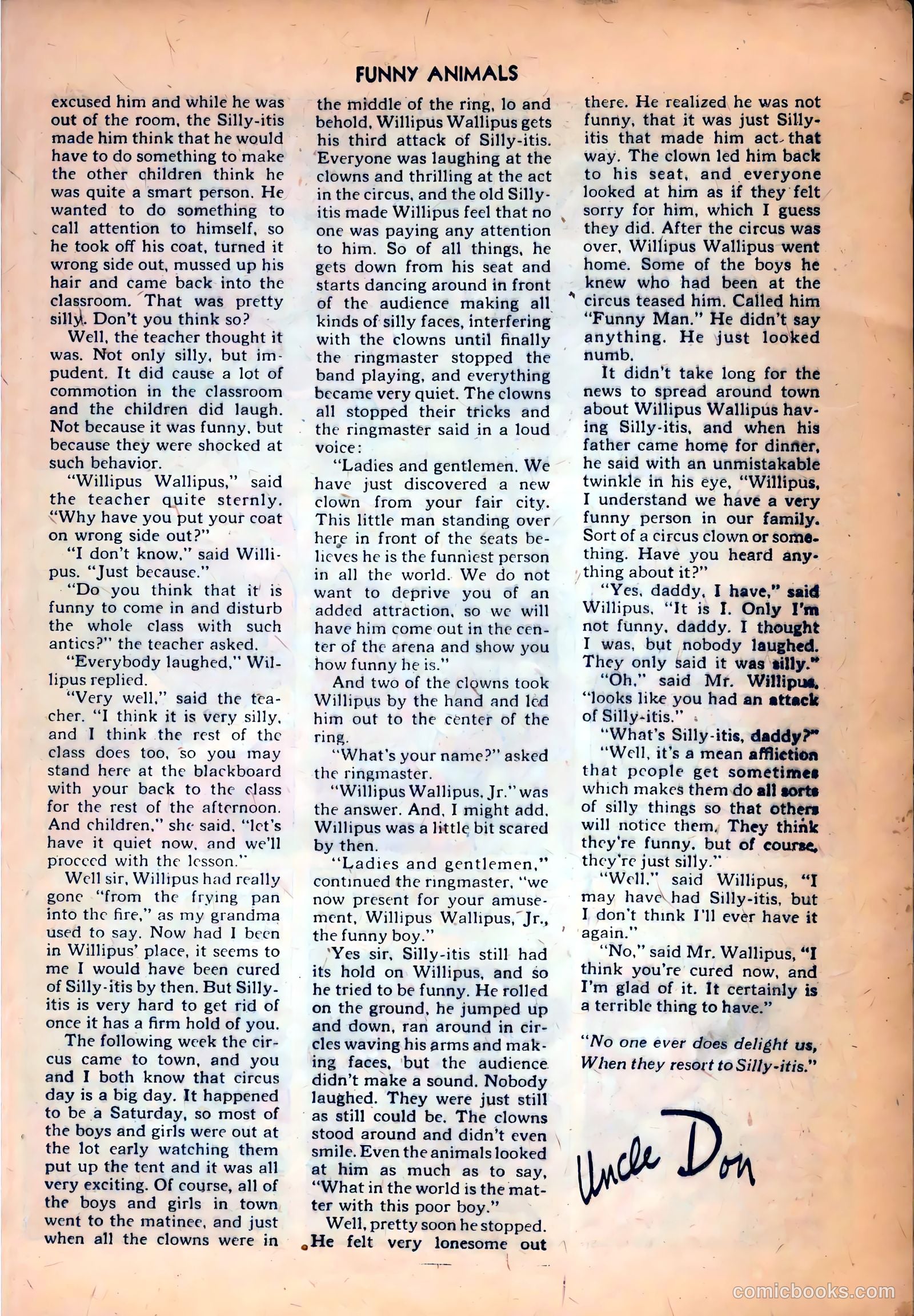 Fawcett's Funny Animals #29 — page 21 of 36