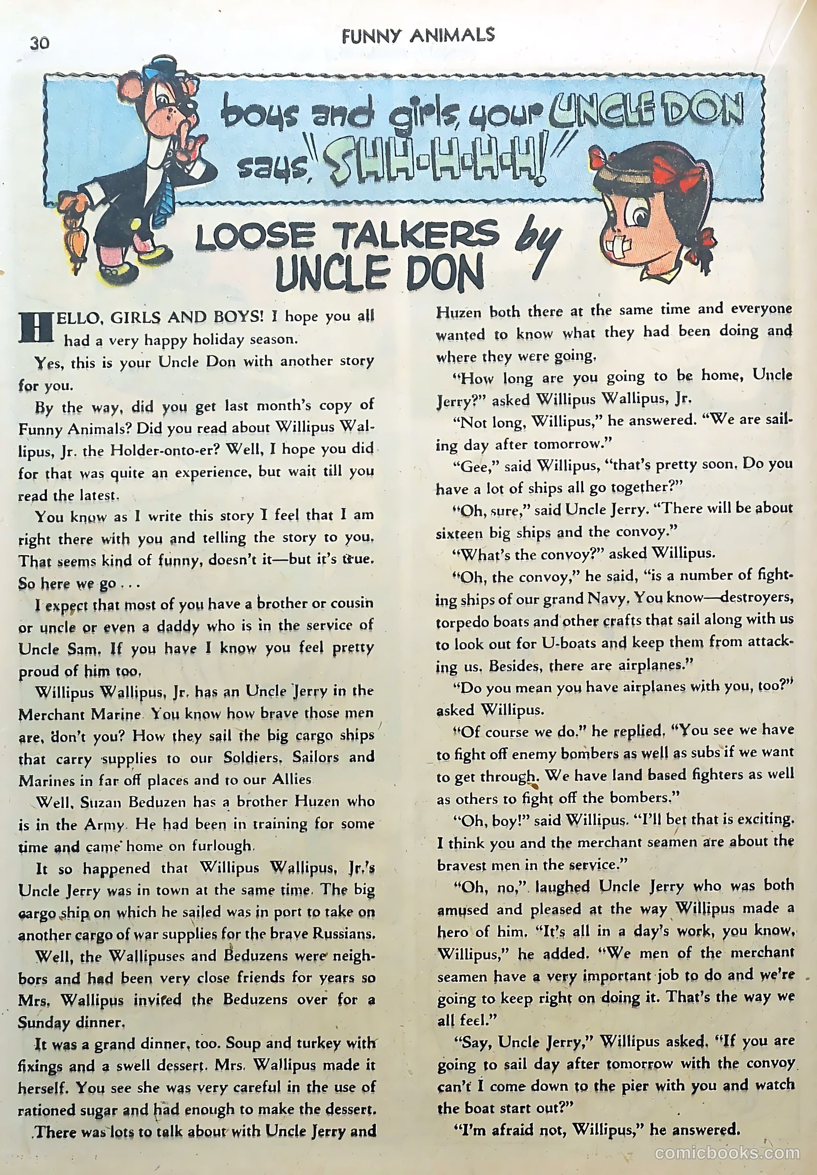 Fawcett's Funny Animals #3 — page 30 of 68