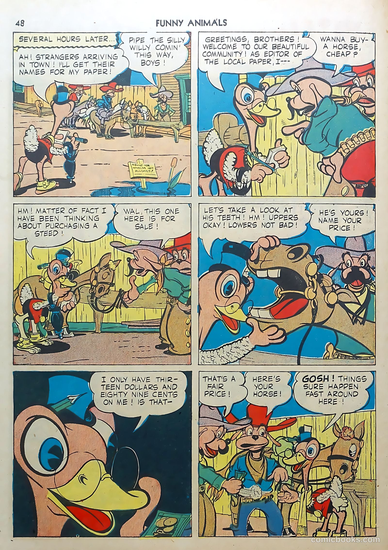 Fawcett's Funny Animals #3 — page 48 of 68