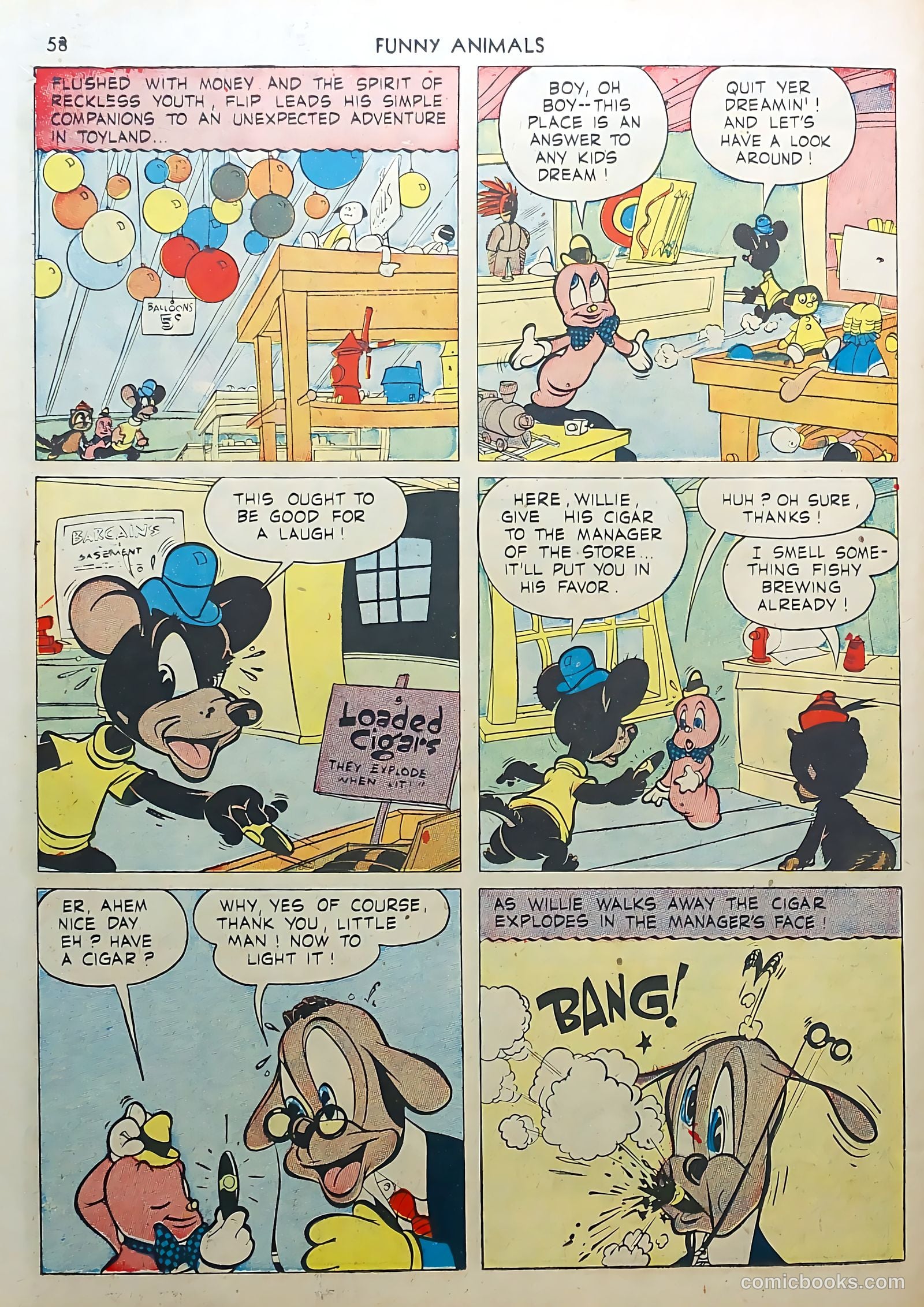 Fawcett's Funny Animals #3 — page 58 of 68