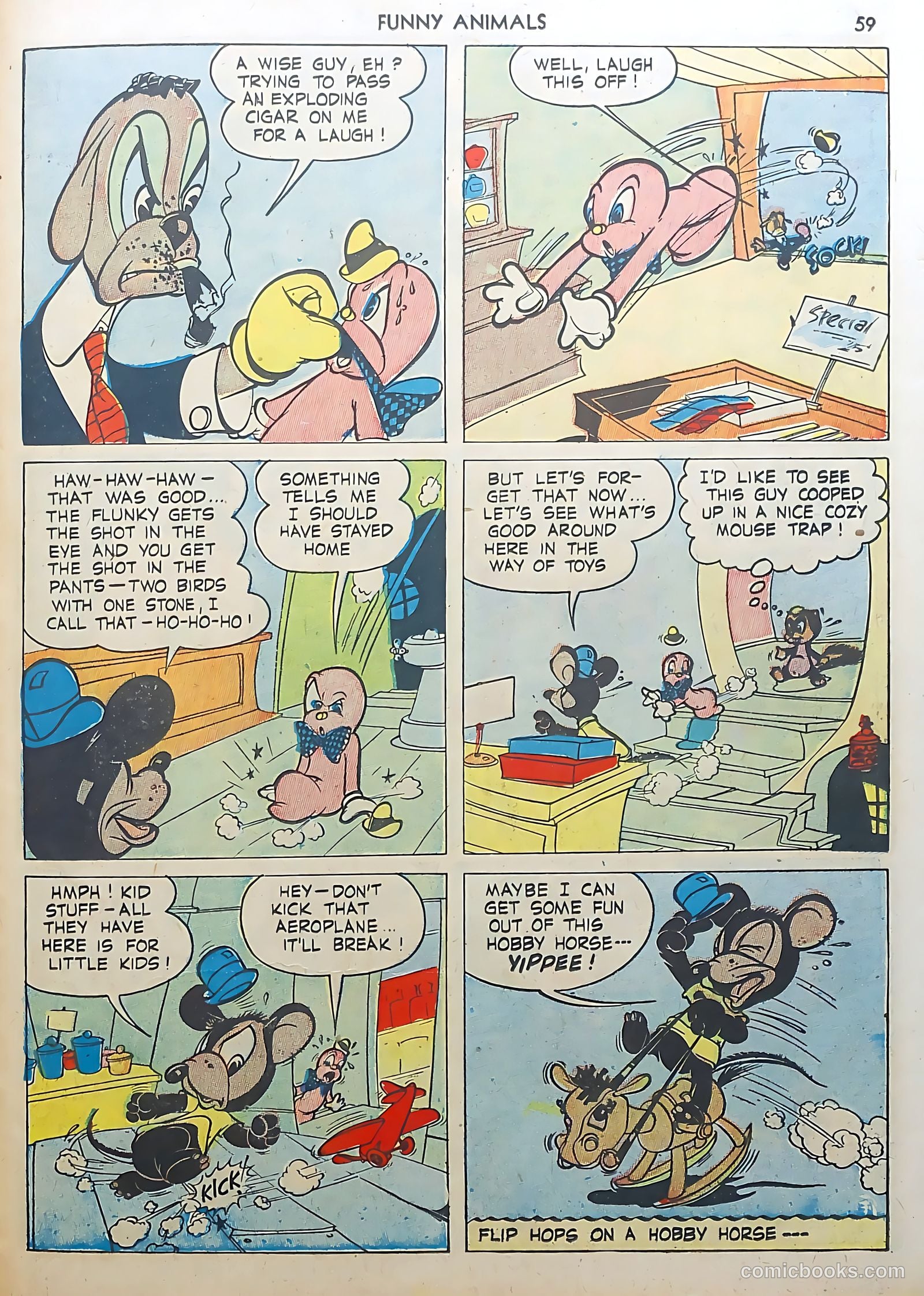 Fawcett's Funny Animals #3 — page 59 of 68