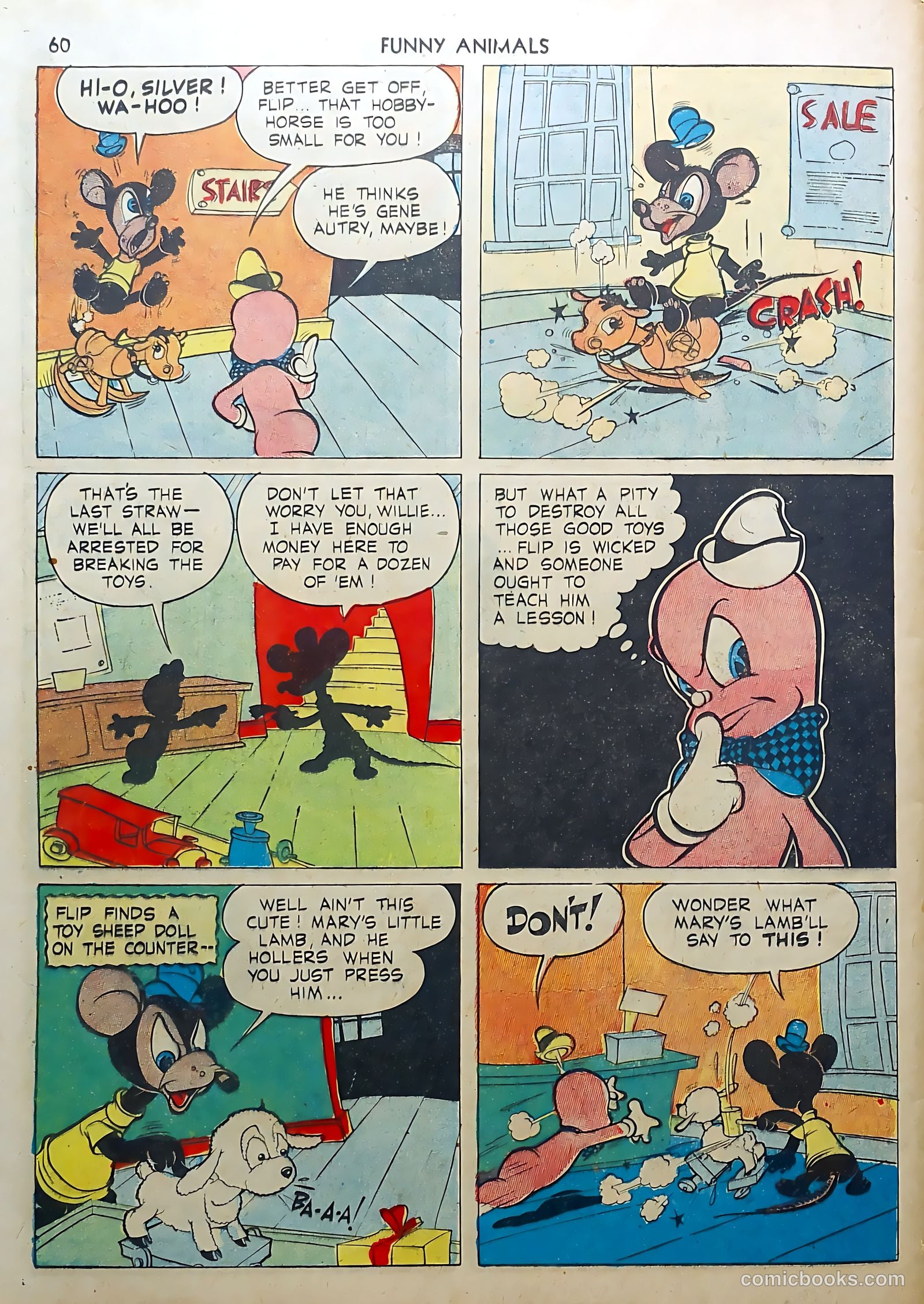 Fawcett's Funny Animals #3 — page 60 of 68
