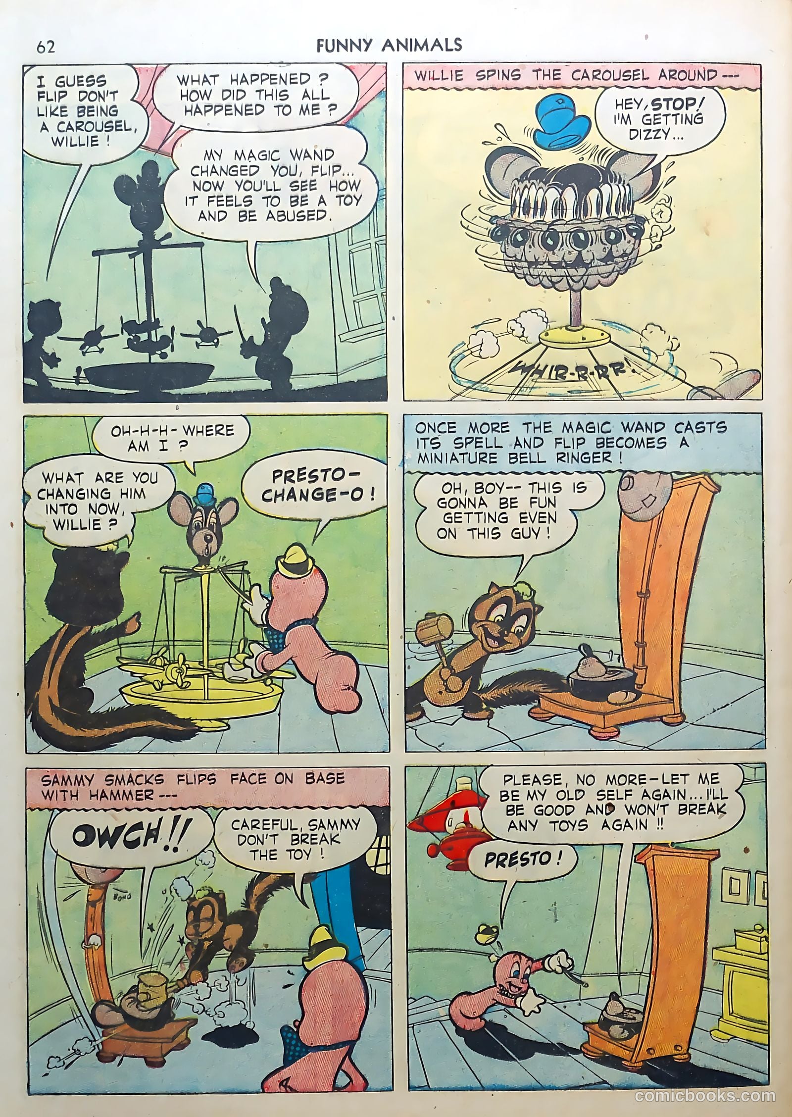 Fawcett's Funny Animals #3 — page 62 of 68