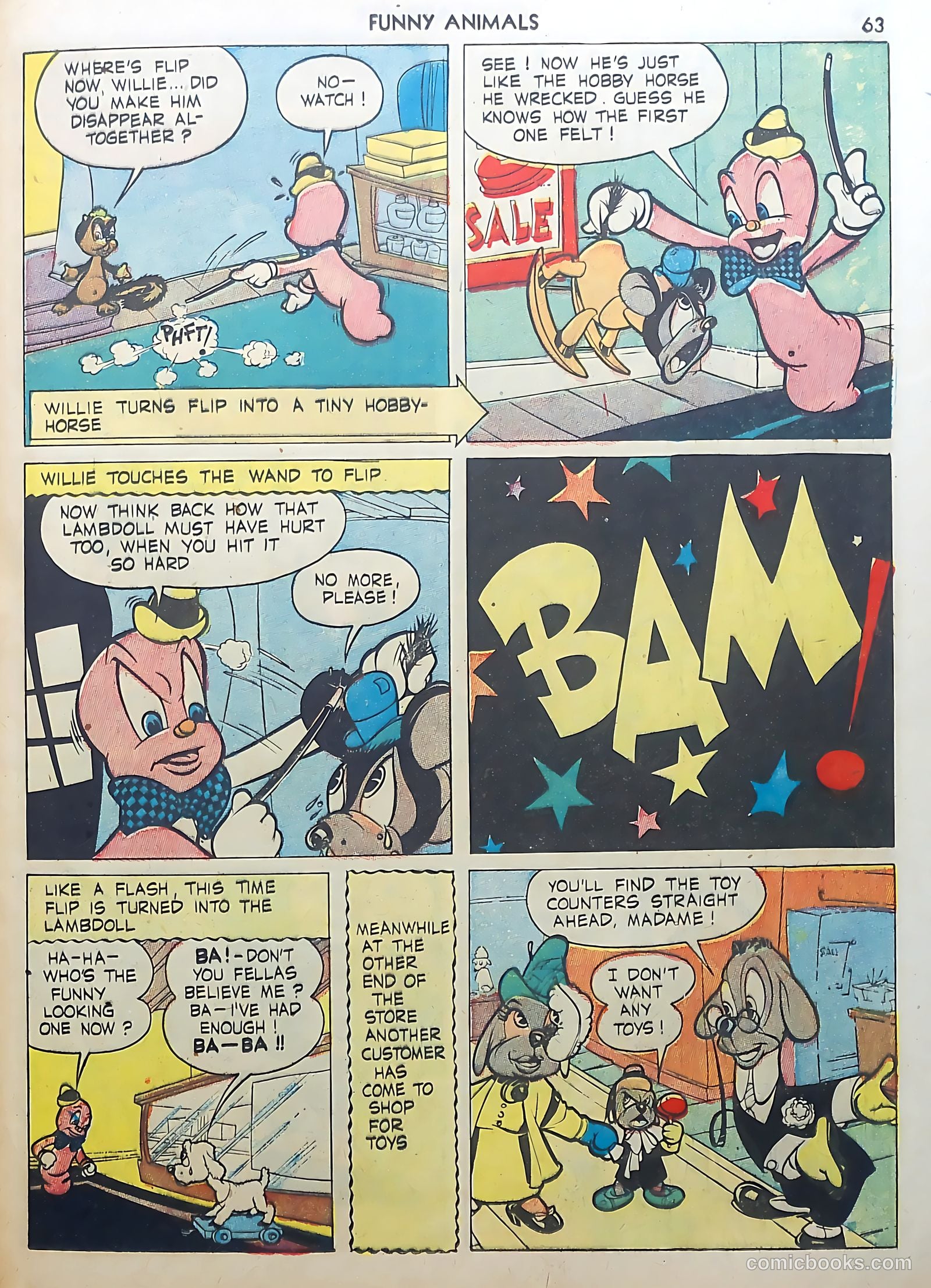 Fawcett's Funny Animals #3 — page 63 of 68