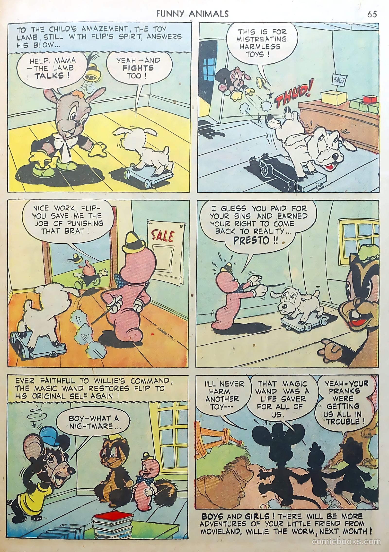 Fawcett's Funny Animals #3 — page 65 of 68