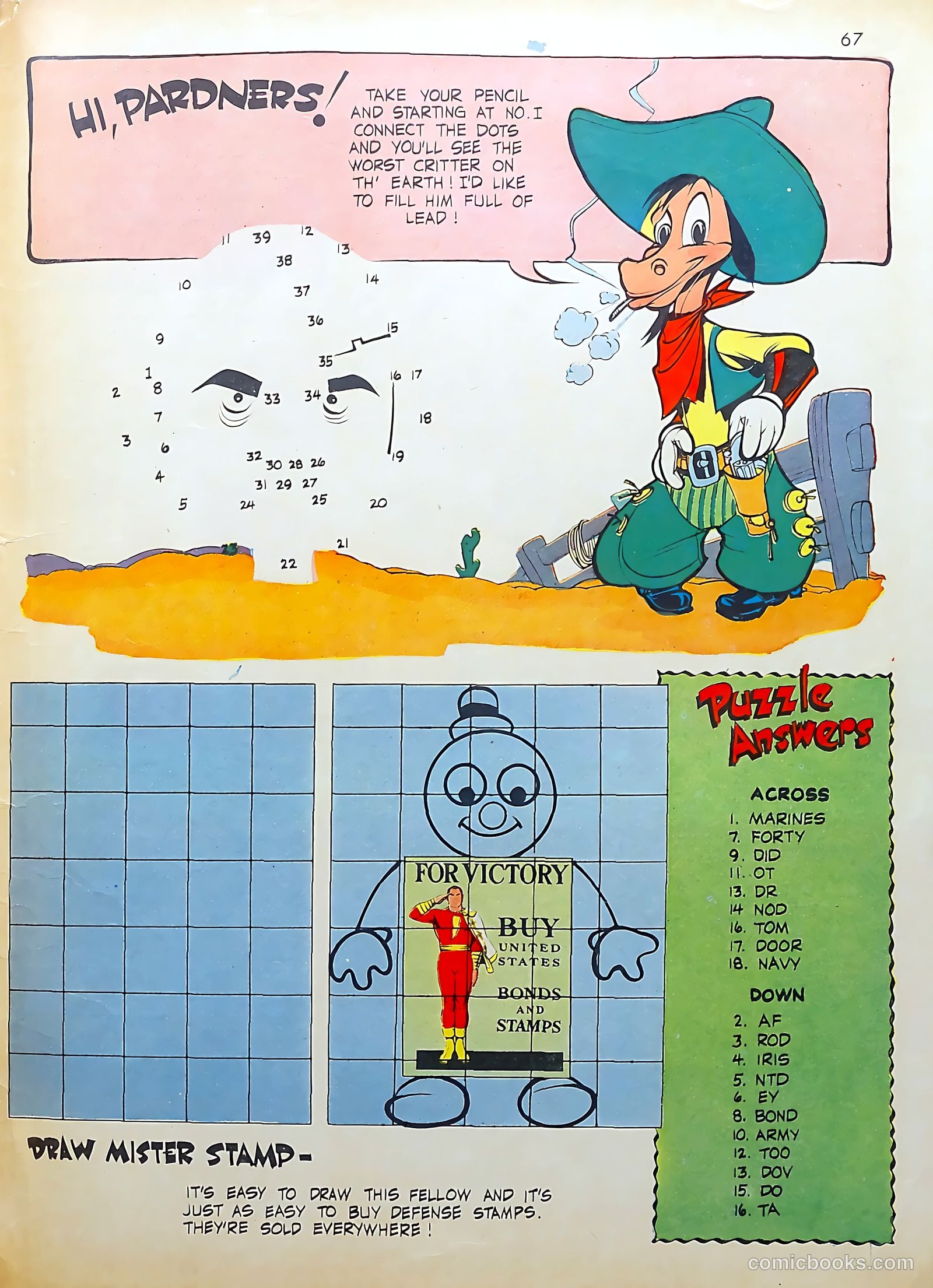 Fawcett's Funny Animals #3 — page 67 of 68