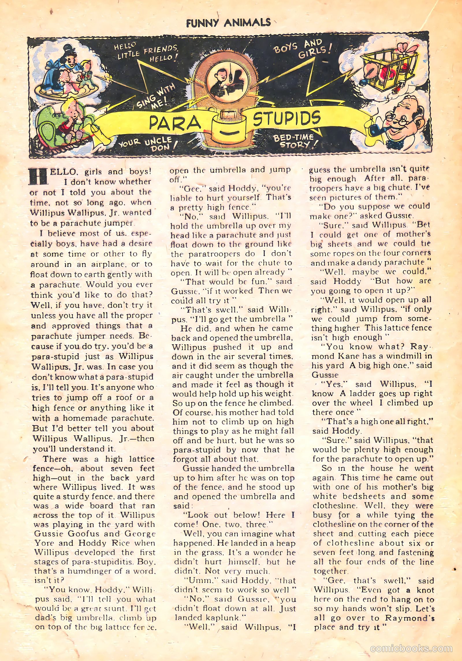 Fawcett's Funny Animals #30 — page 19 of 35