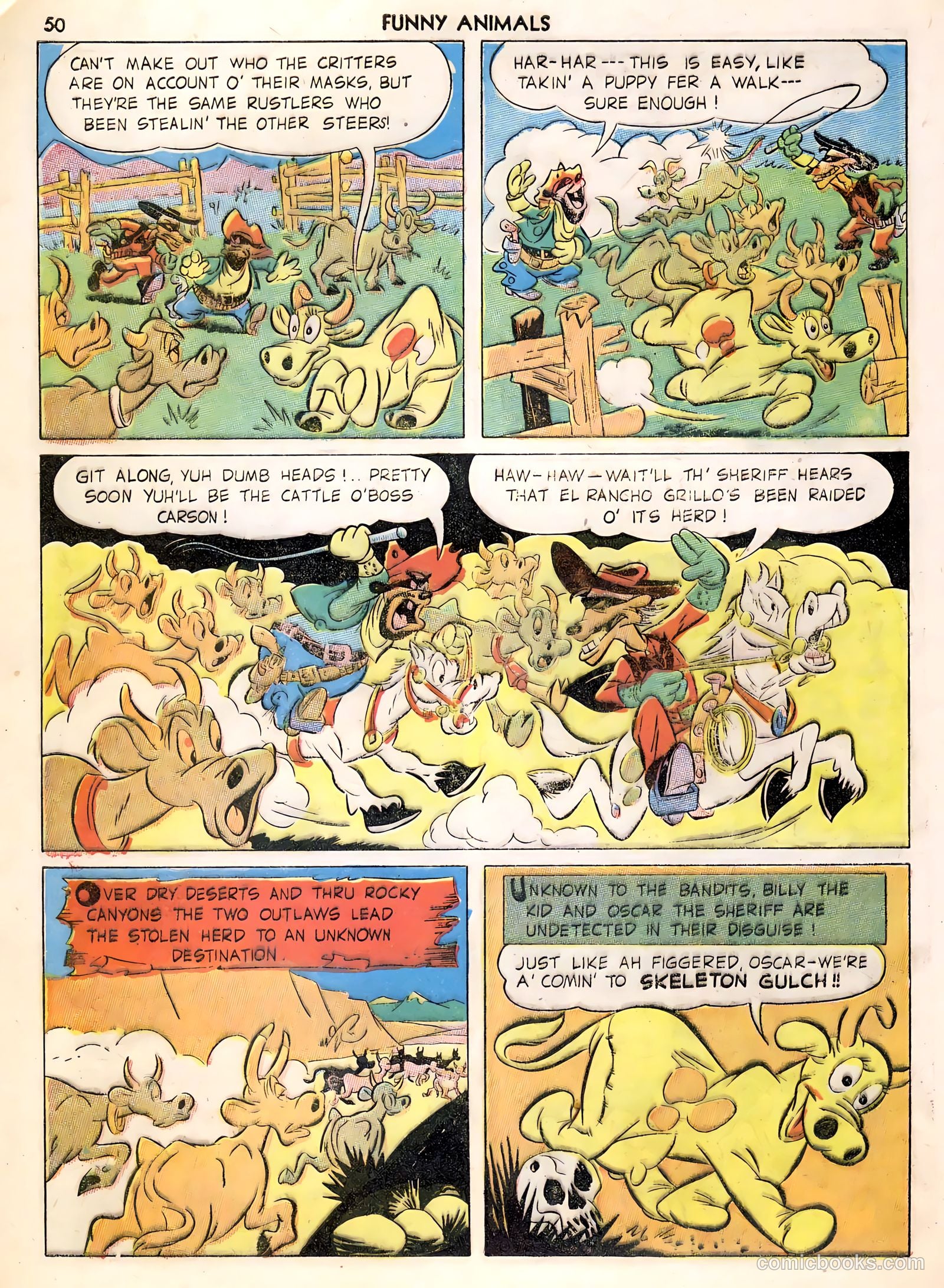 Fawcett's Funny Animals #4 — page 50 of 68